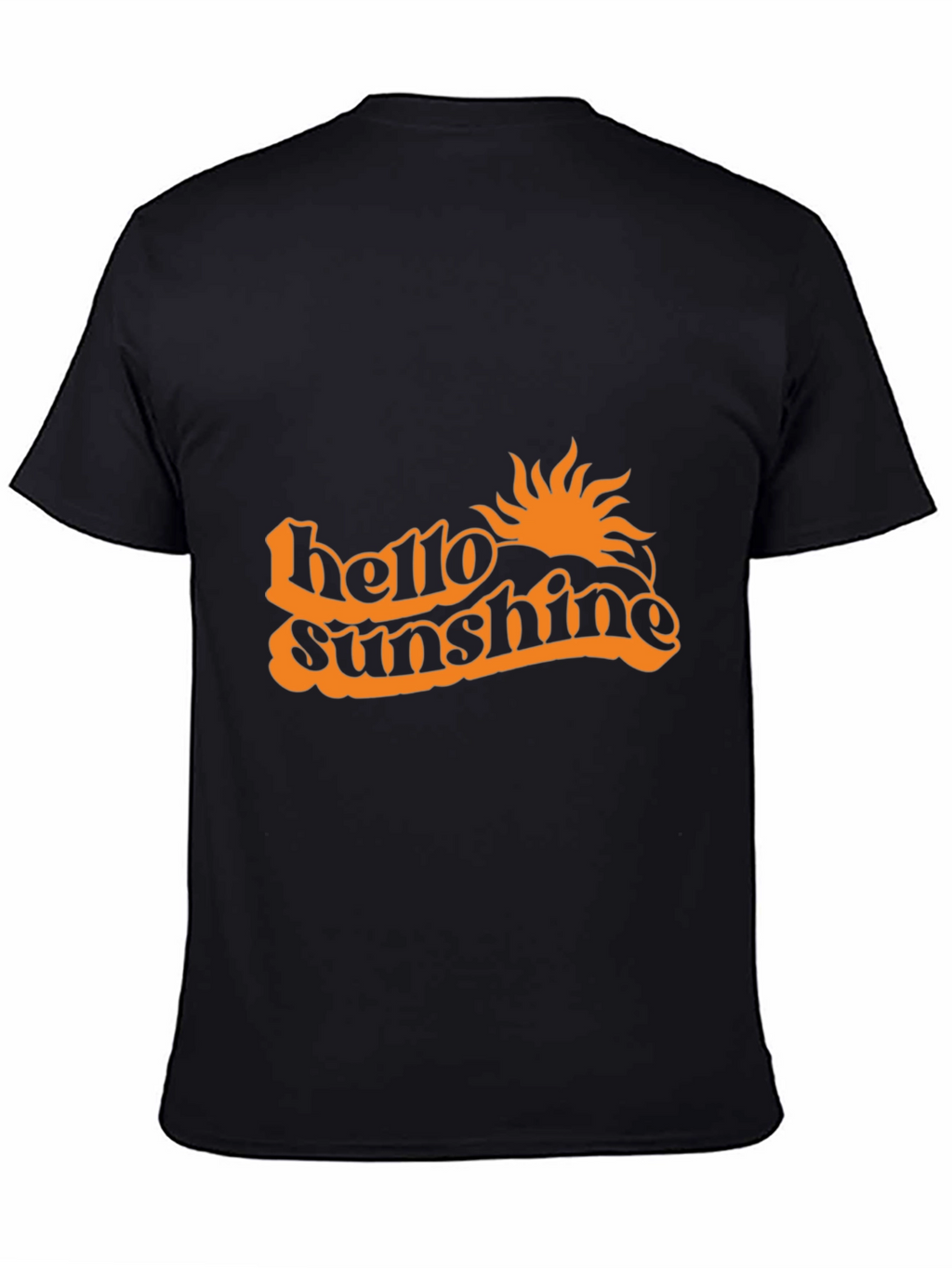 Hello Sunshine Graphic Tee - Black