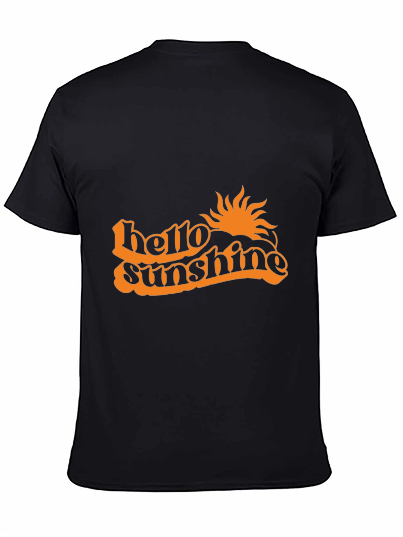Hello Sunshine Graphic Tee - Black