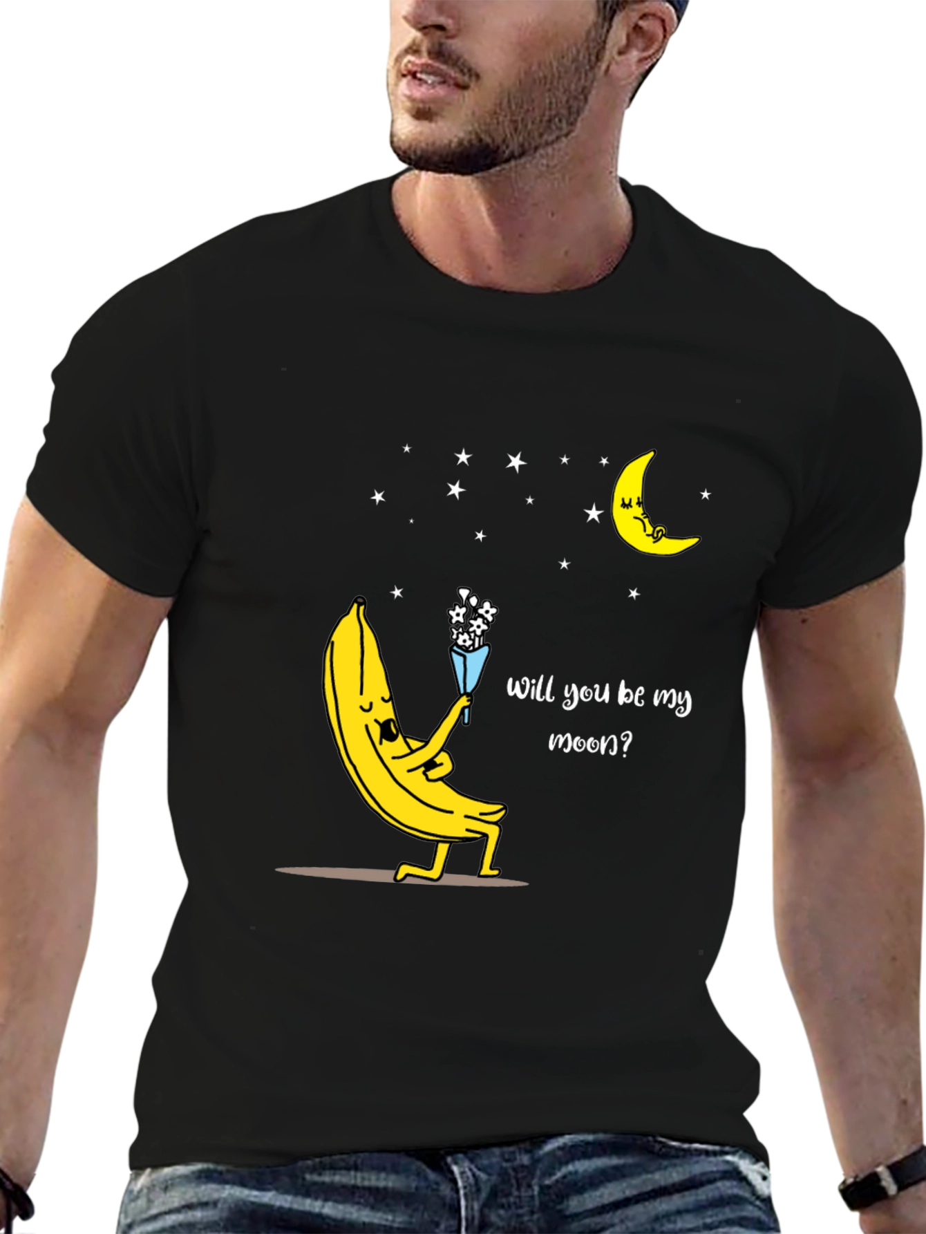 Banana Moon Proposal Graphic T-Shirt
