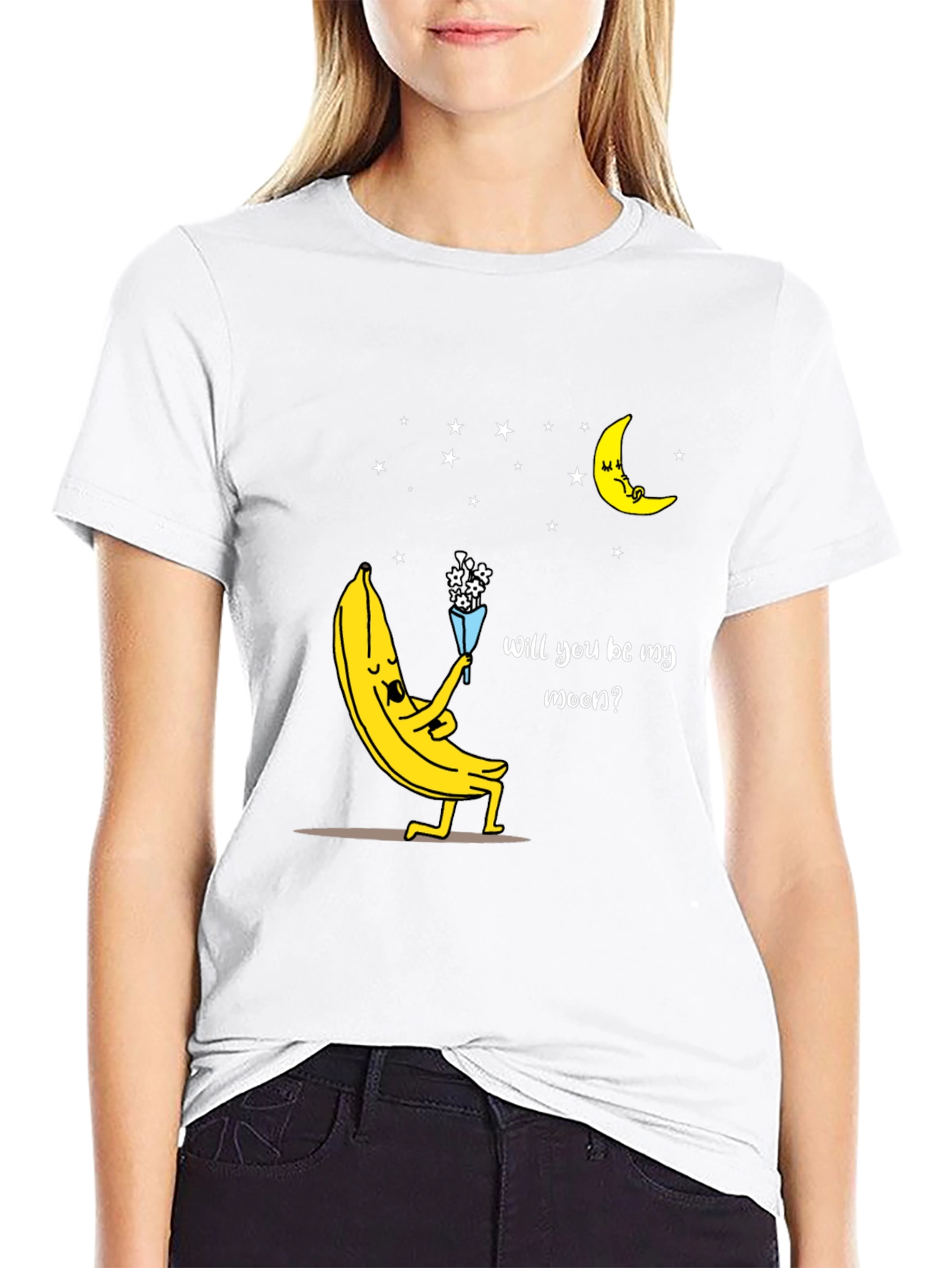 Banana Moon Proposal Graphic T-Shirt