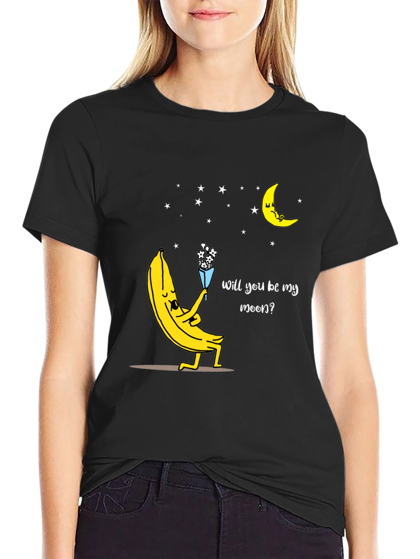 Banana Moon Proposal Graphic T-Shirt