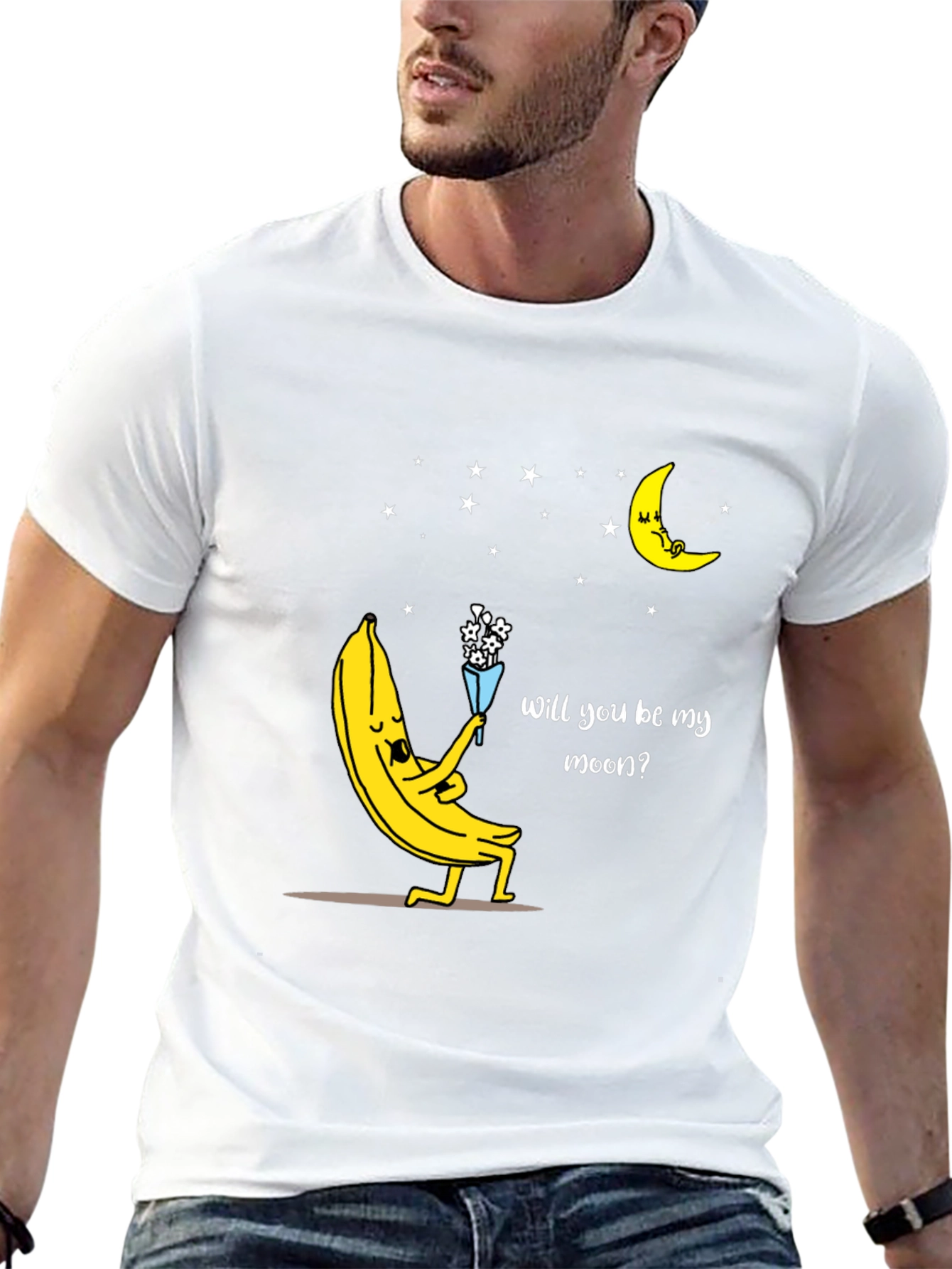 Banana Moon Proposal Graphic T-Shirt