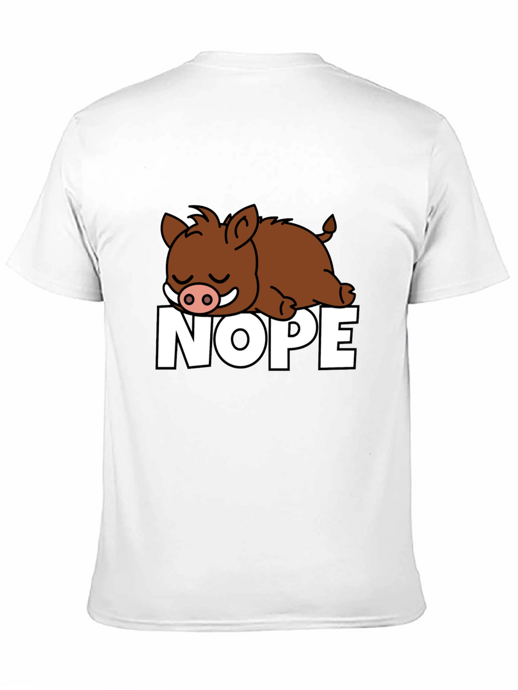 Nope Boar Graphic T-Shirt - Relaxed Fit