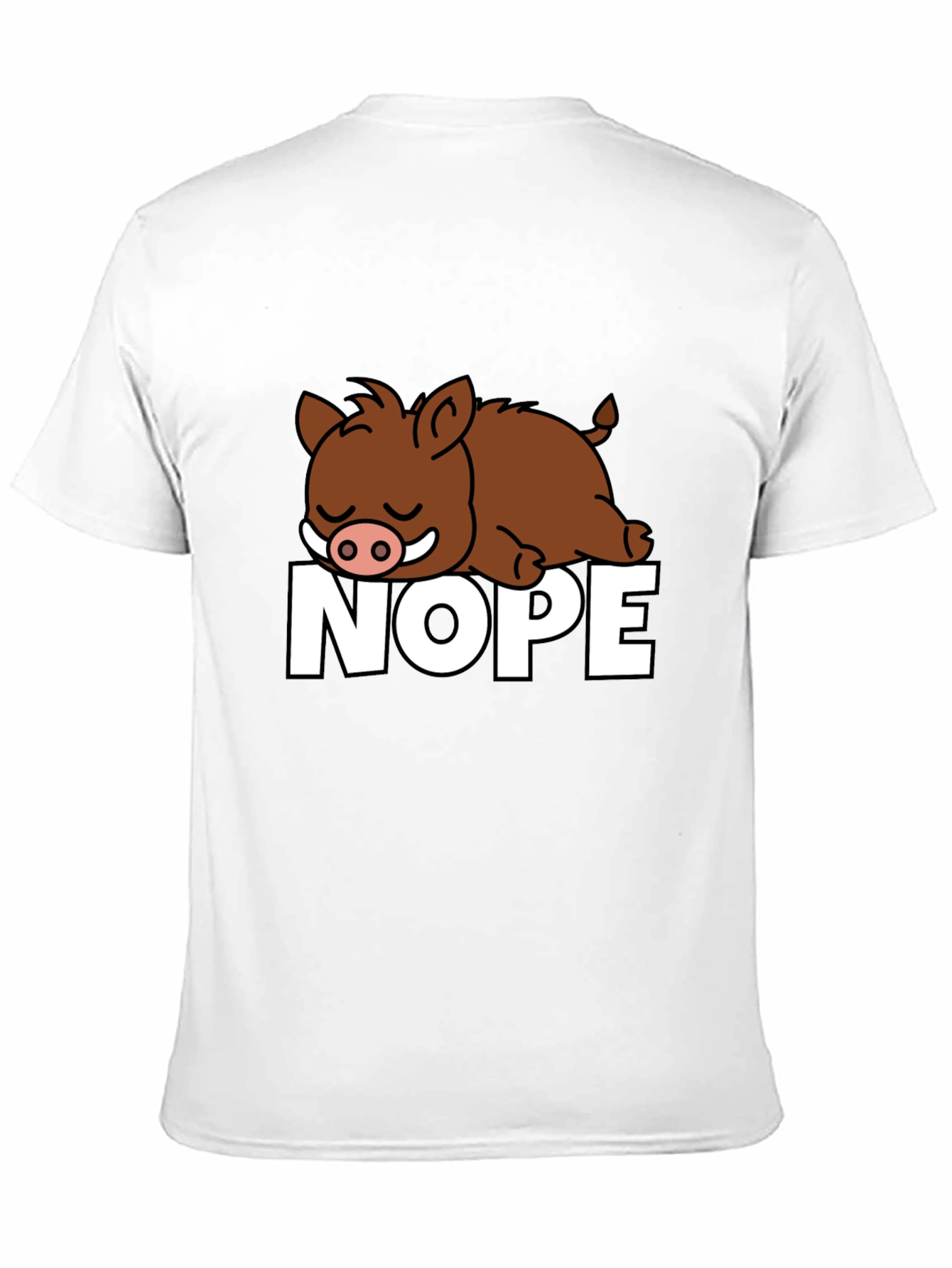 Nope Boar Graphic T-Shirt - Relaxed Fit