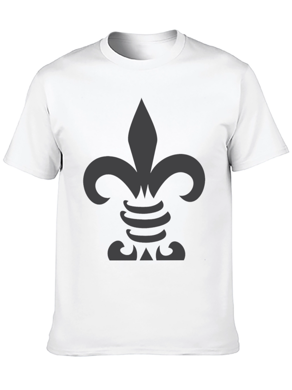 Fleur-de-lis Graphic T-Shirt - Black