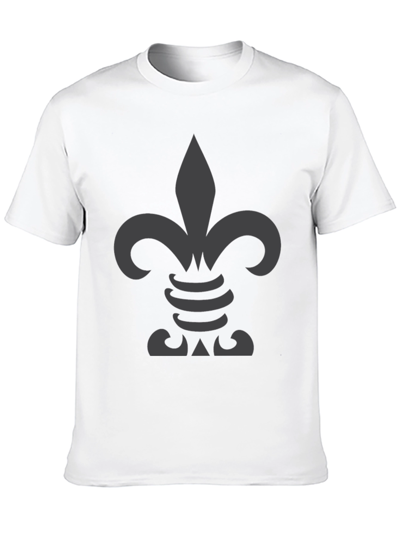 Fleur-de-lis Graphic T-Shirt - Black