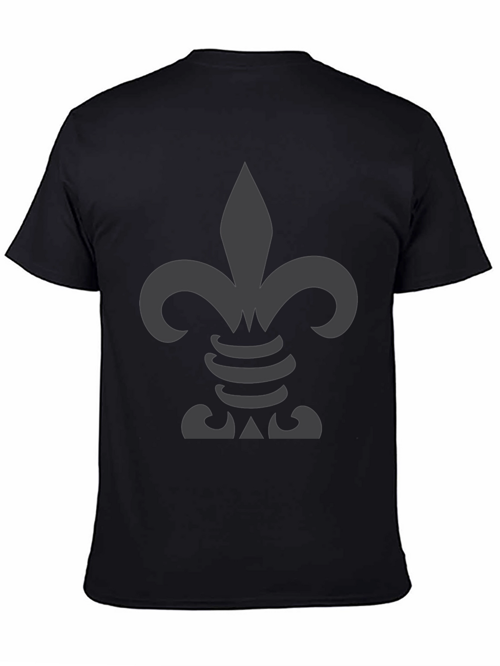 Fleur-de-lis Graphic T-Shirt - Black