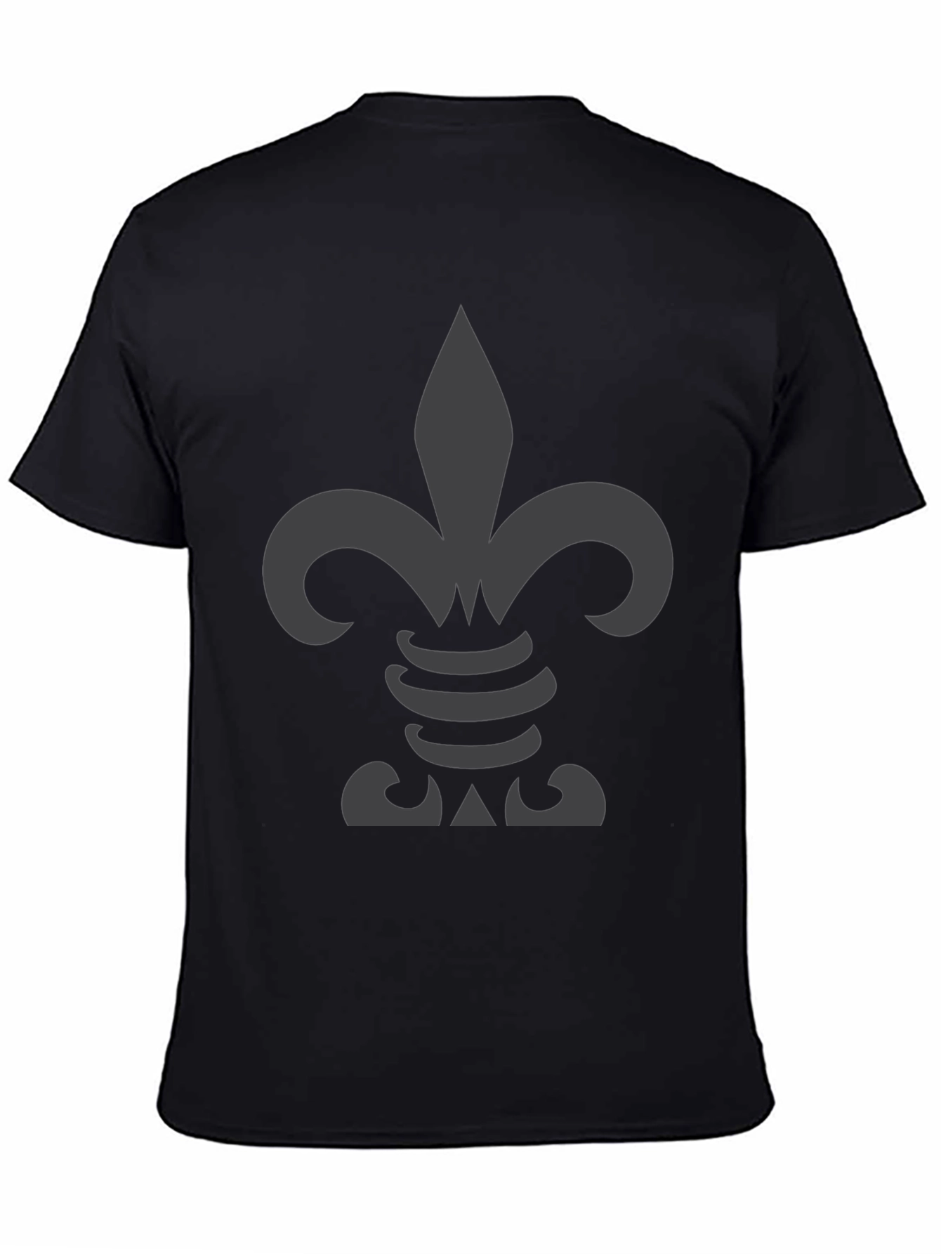 Fleur-de-lis Graphic T-Shirt - Black