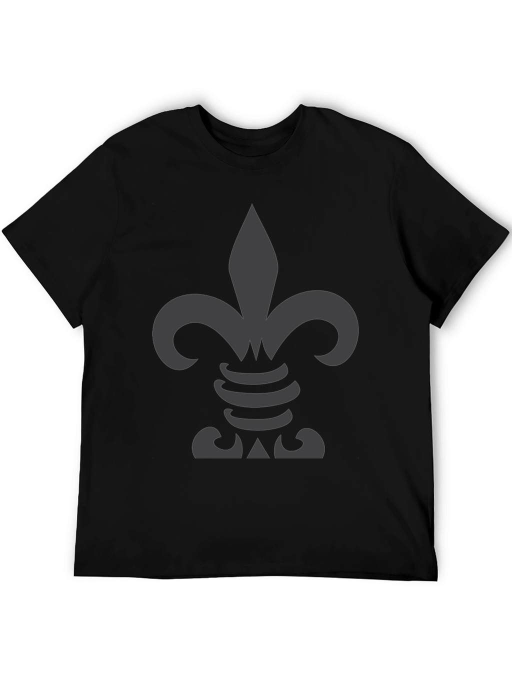 Fleur-de-lis Graphic T-Shirt - Black