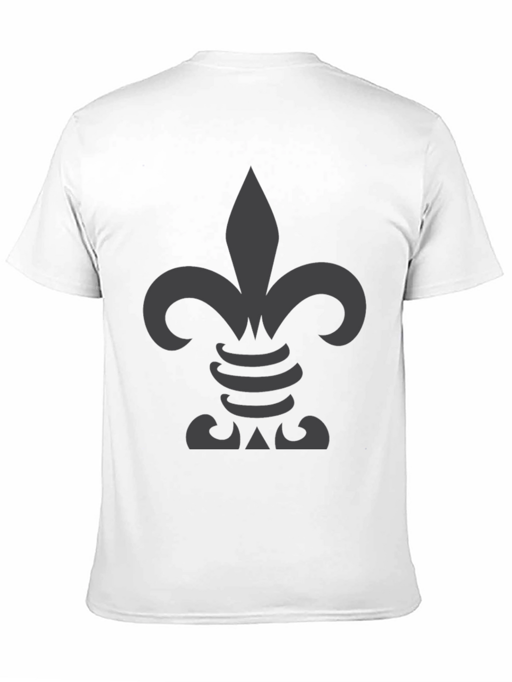 Fleur-de-lis Graphic T-Shirt - Black