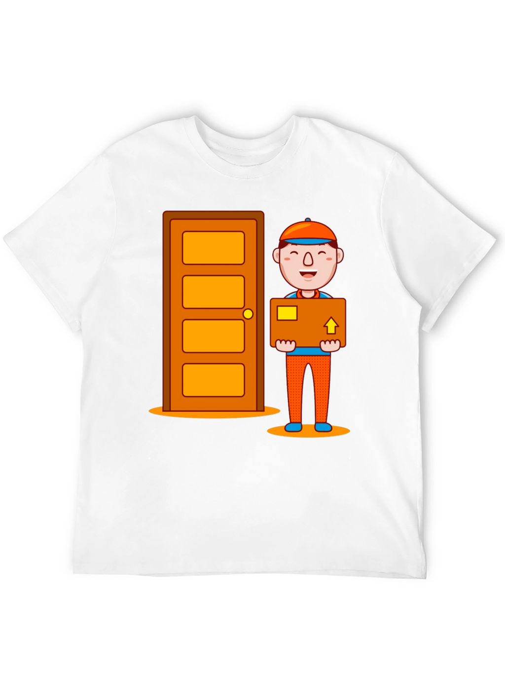 Delivery Guy Graphic T-Shirt - Black Cotton Tee