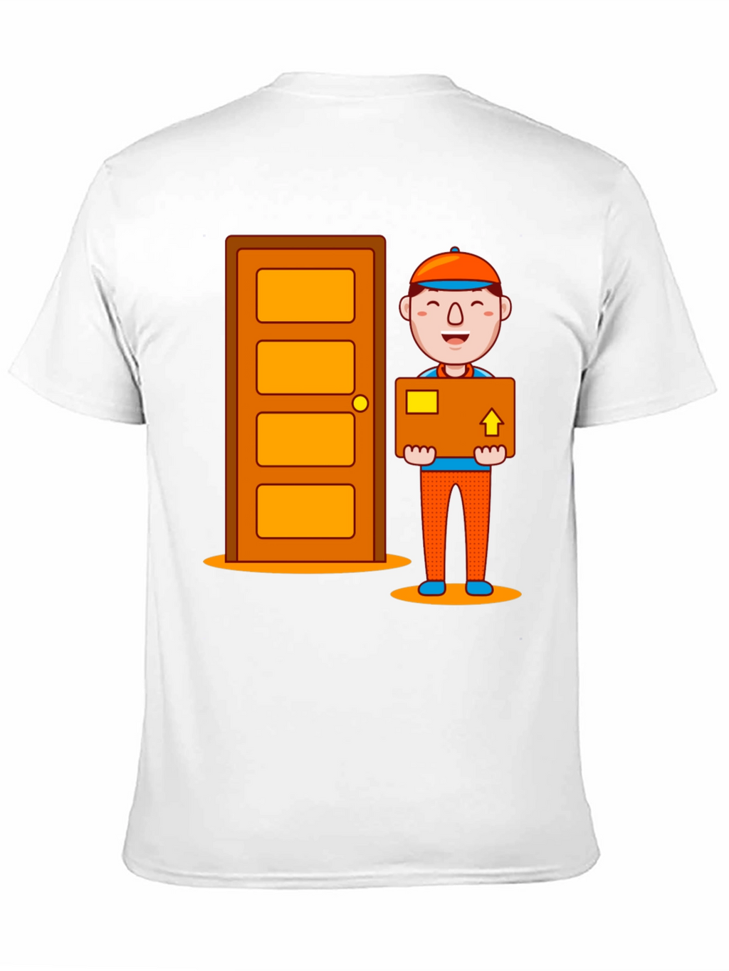 Delivery Guy Graphic T-Shirt - Black Cotton Tee
