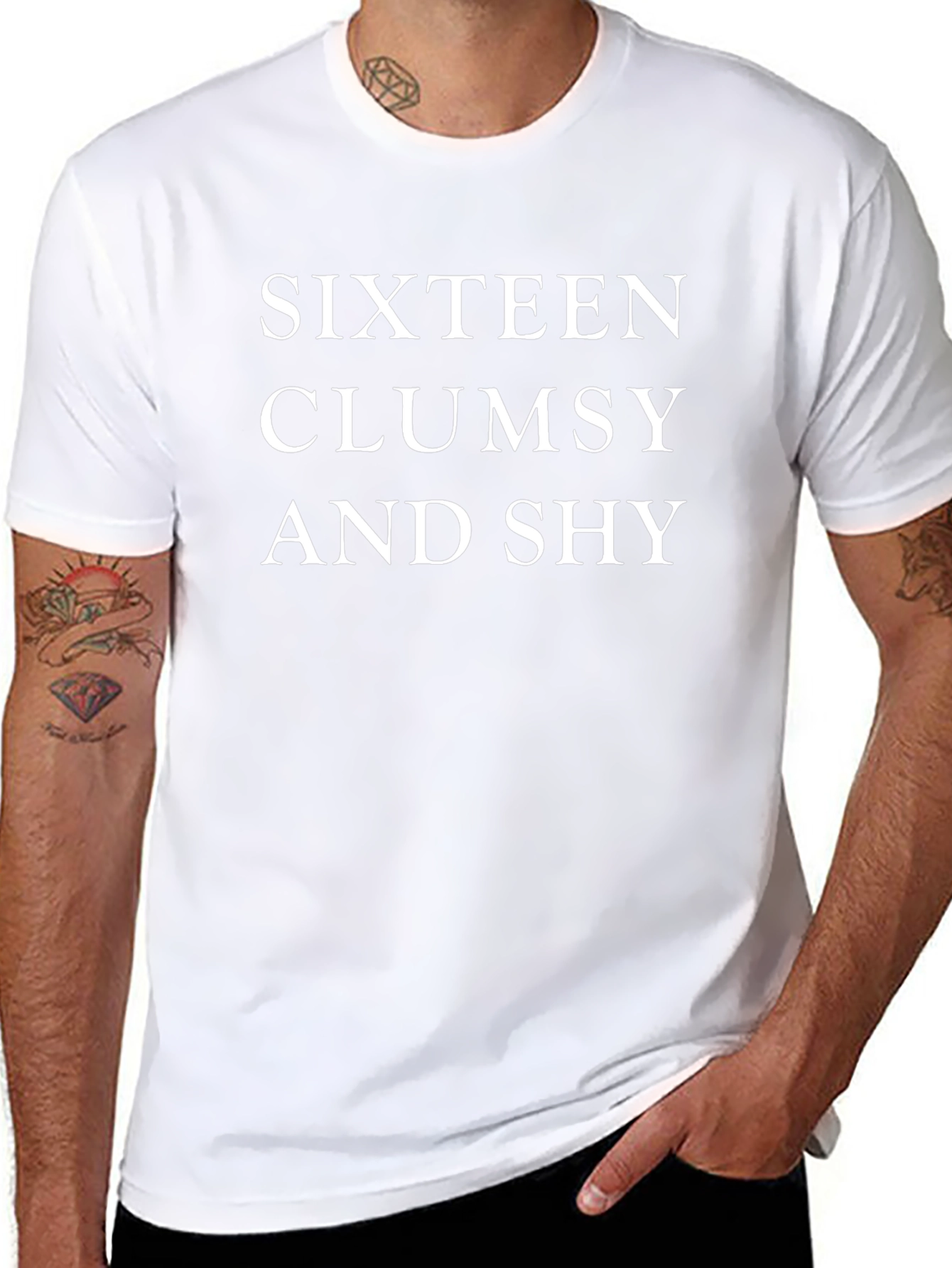 Sixteen Clumsy and Shy T-Shirt - Soft Cotton Blend