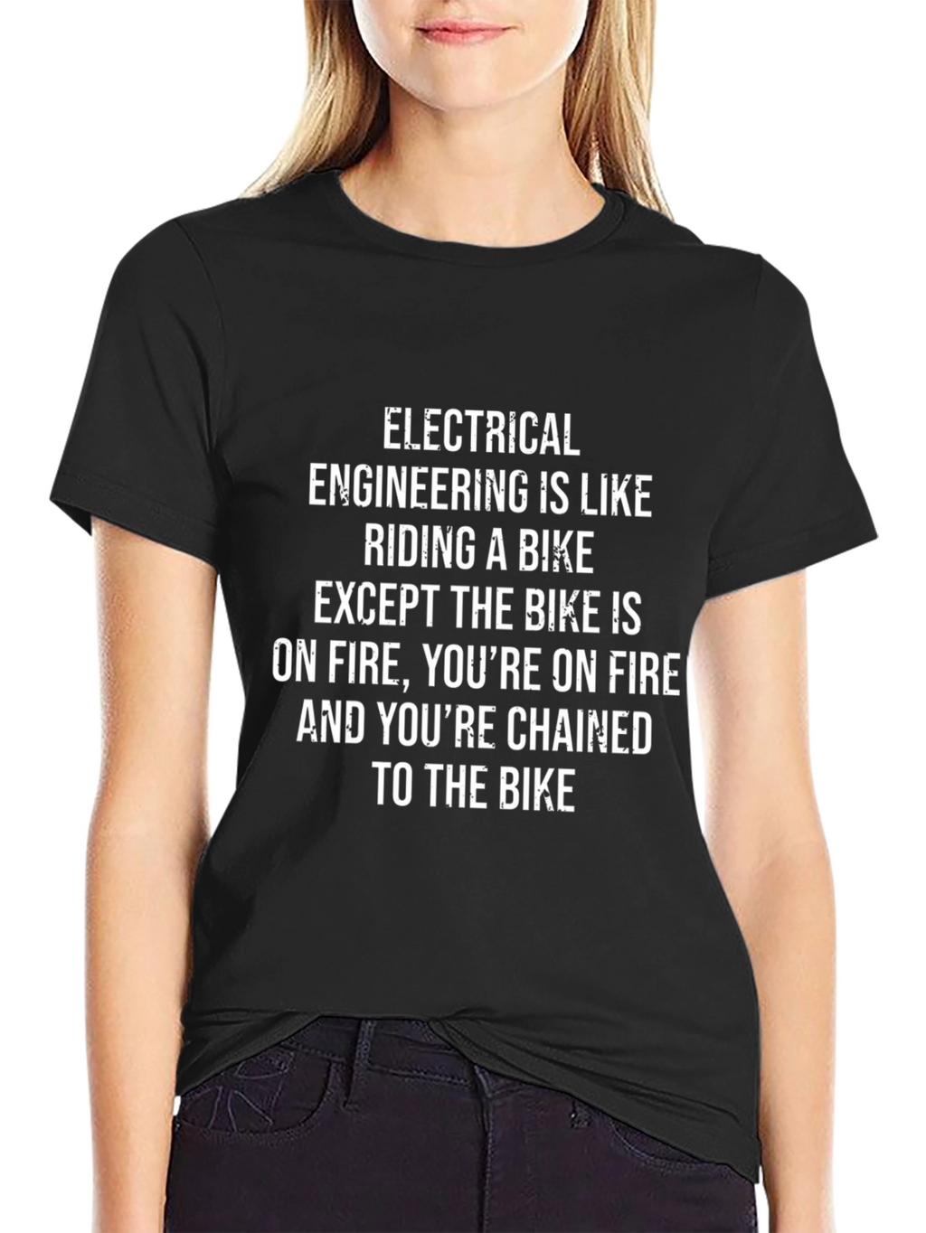 Electrical Engineering Bike Joke T-Shirt