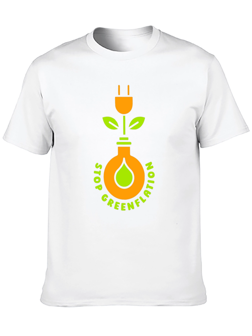 Stop Greenflation Graphic Tee - Eco-Conscious Design