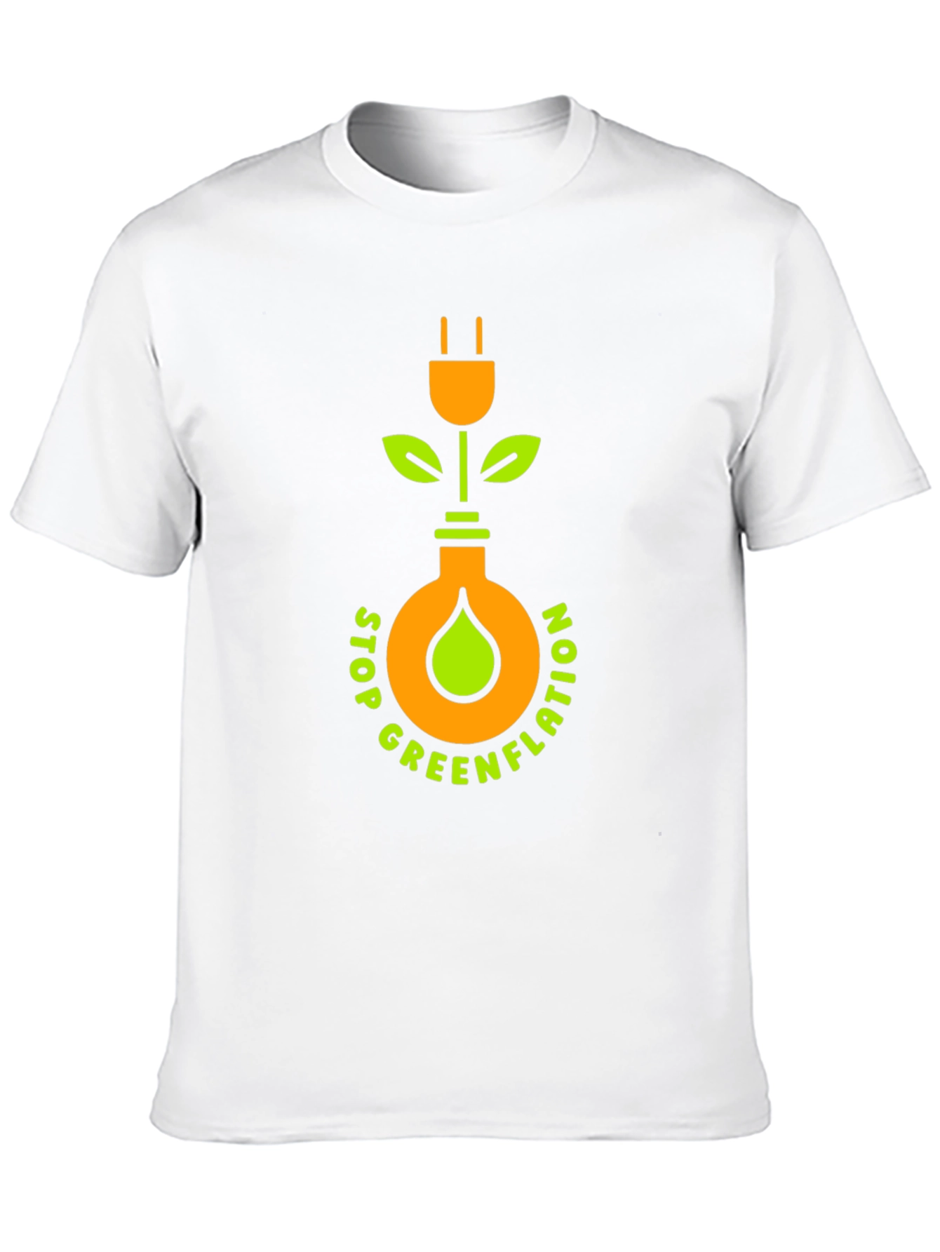 Stop Greenflation Graphic Tee - Eco-Conscious Design