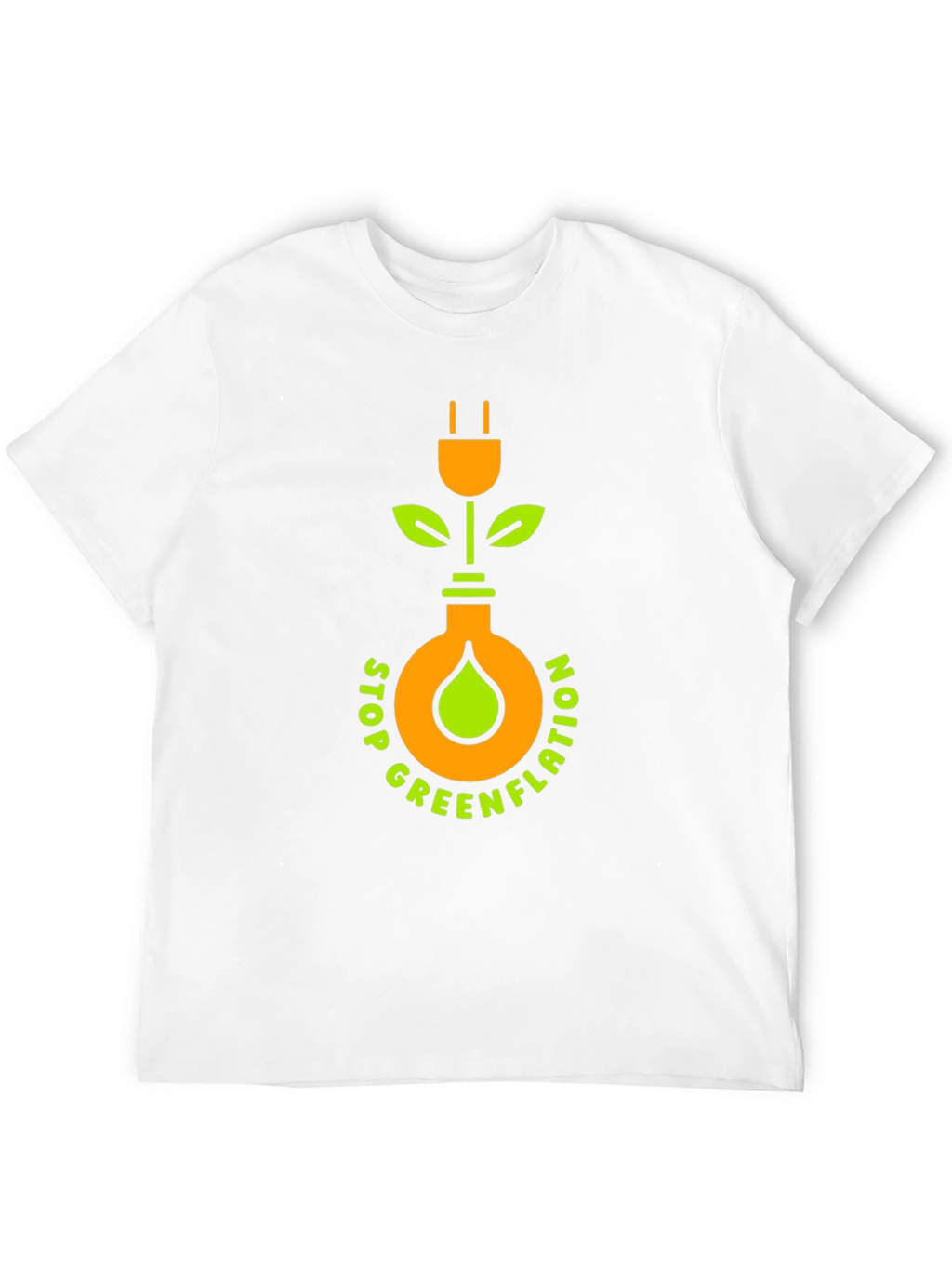 Stop Greenflation Graphic Tee - Eco-Conscious Design