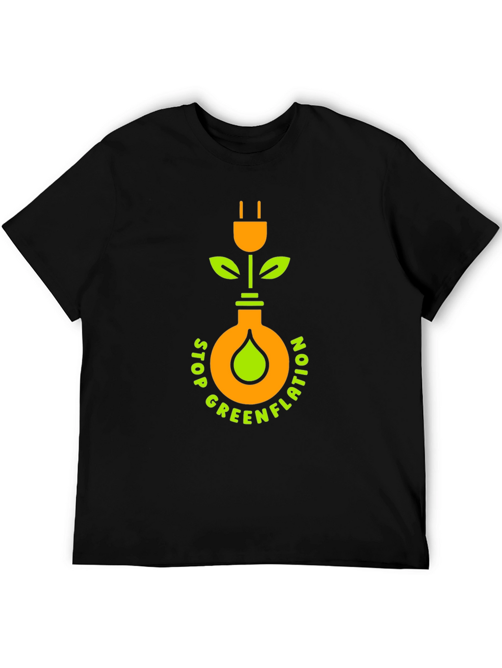Stop Greenflation Graphic Tee - Eco-Conscious Design