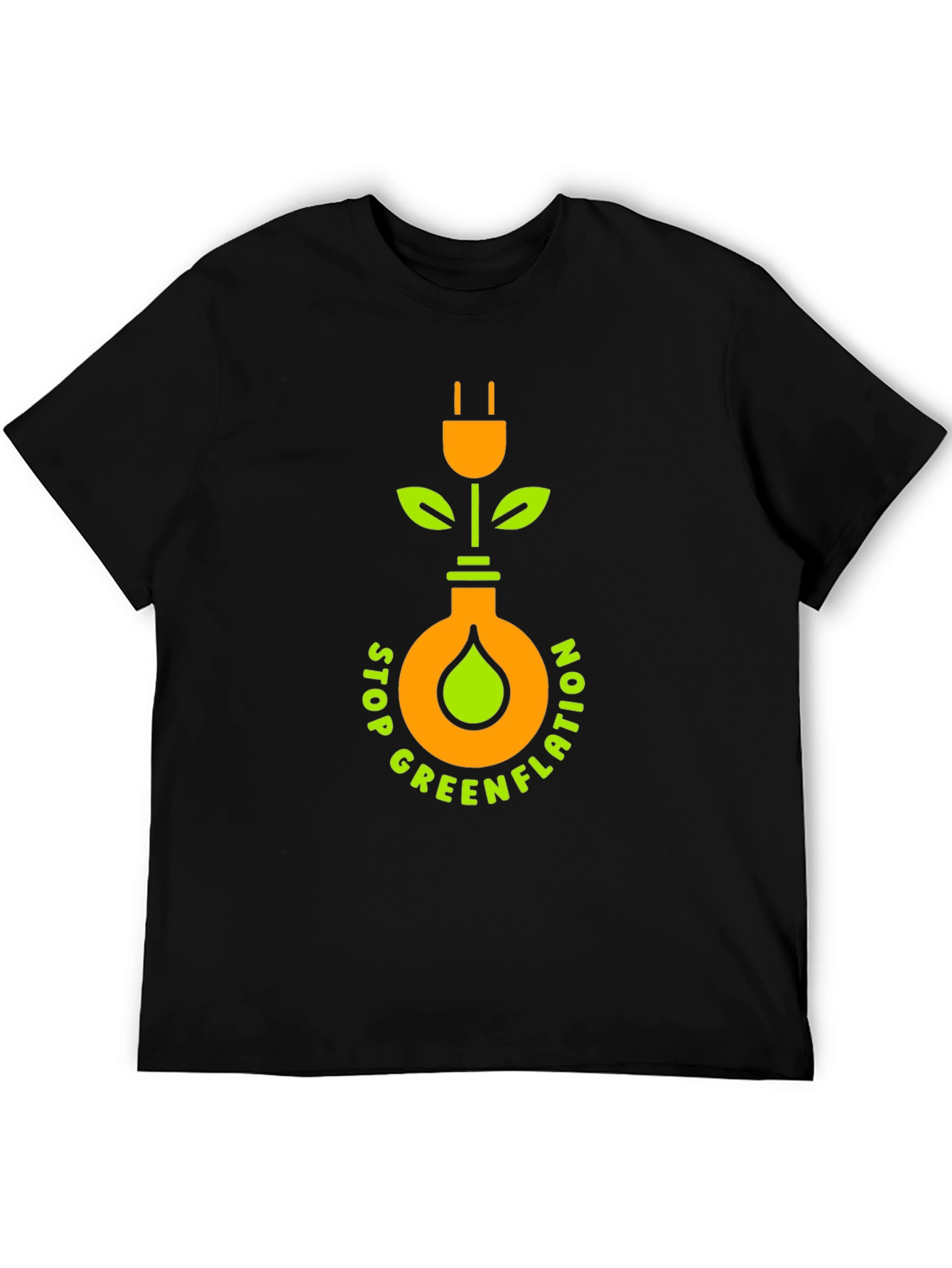 Stop Greenflation Graphic Tee - Eco-Conscious Design
