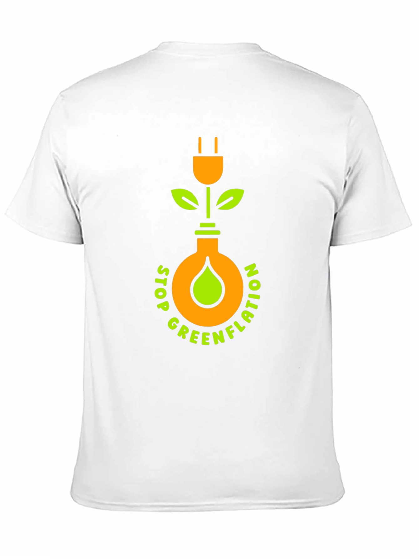 Stop Greenflation Graphic Tee - Eco-Conscious Design