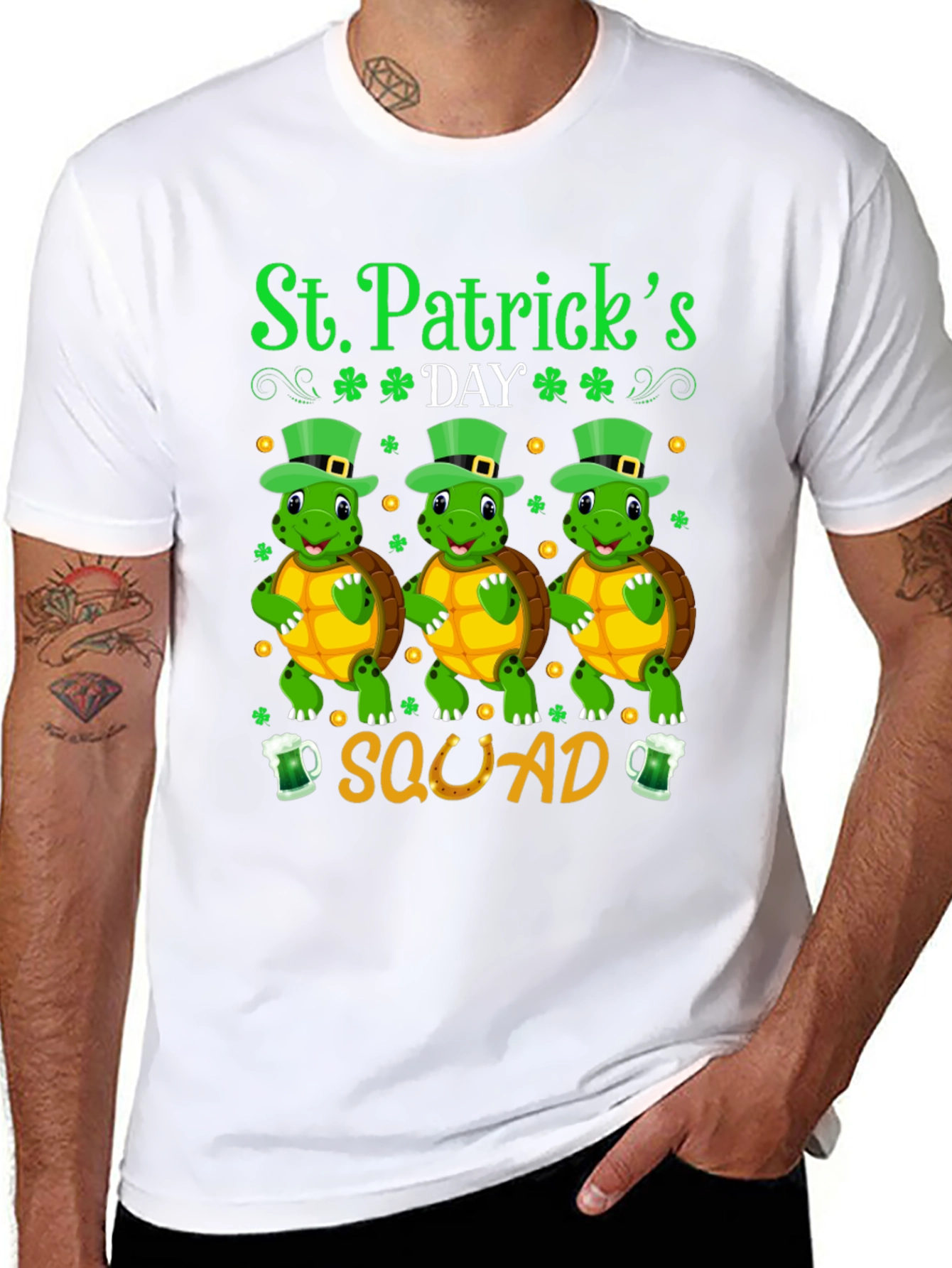 St. Patricks Day Turtle Squad T-Shirt