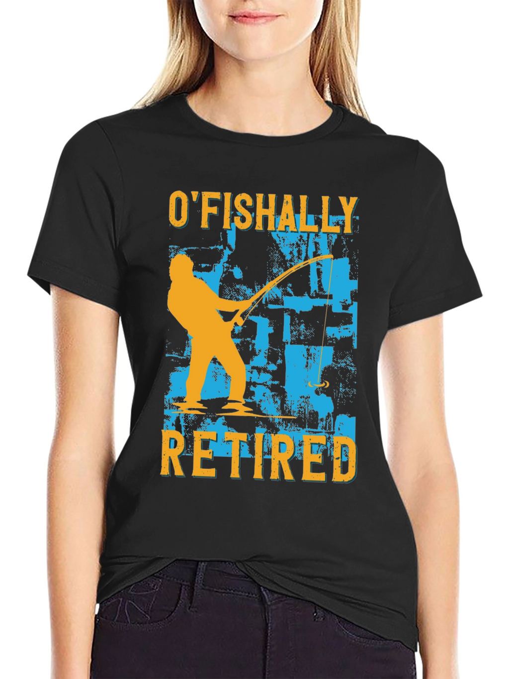 OFishally Retired Mens T-Shirt - Fishing Retirement Tee