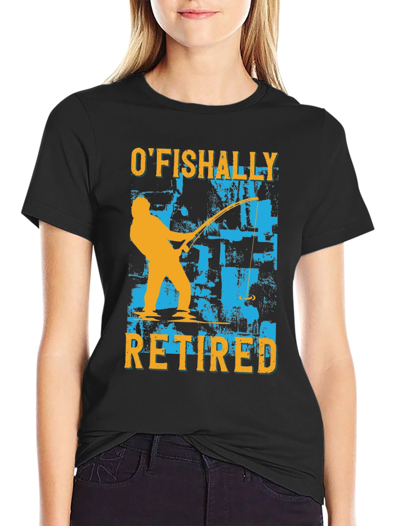 OFishally Retired Mens T-Shirt - Fishing Retirement Tee