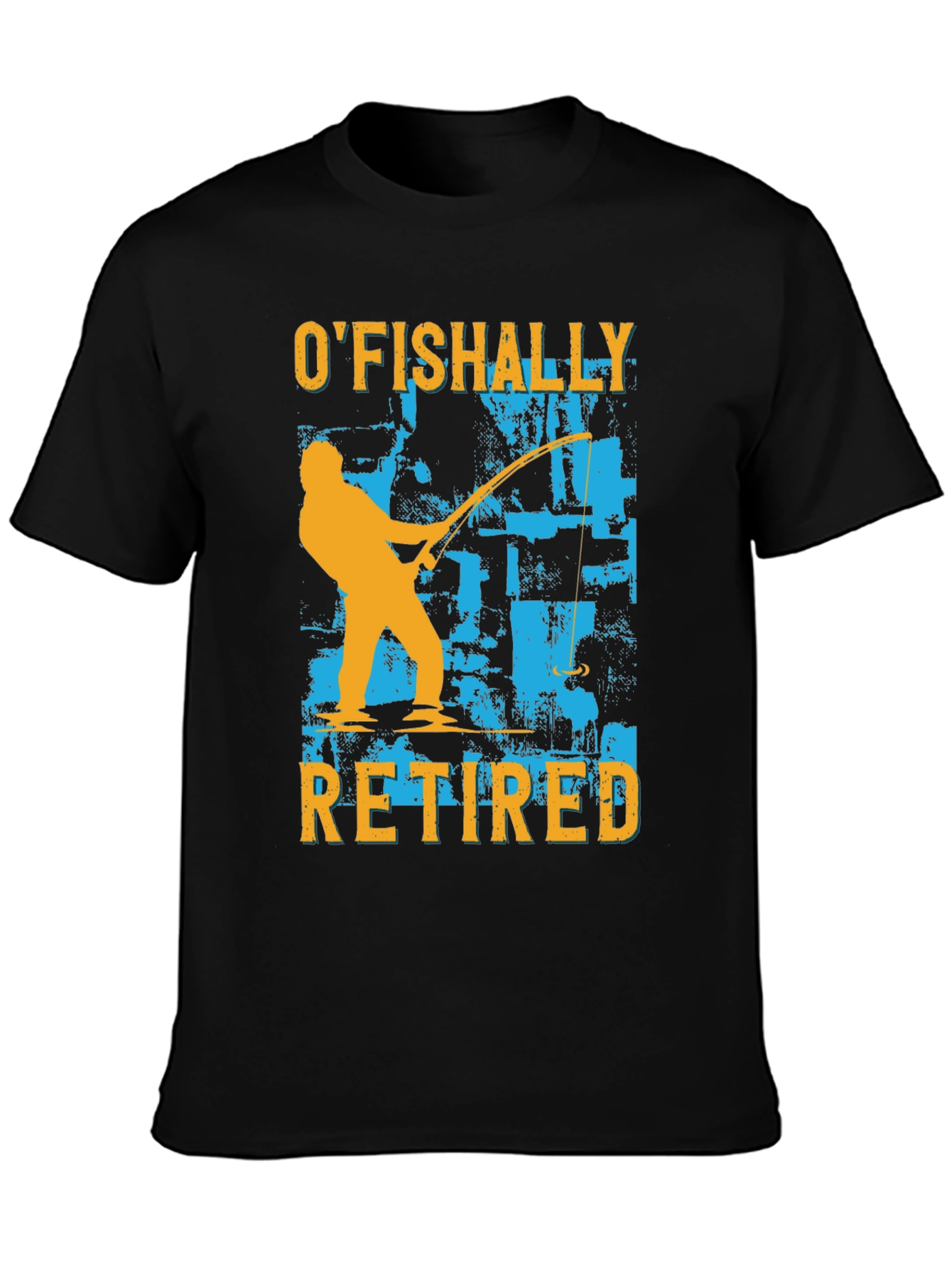 OFishally Retired Mens T-Shirt - Fishing Retirement Tee