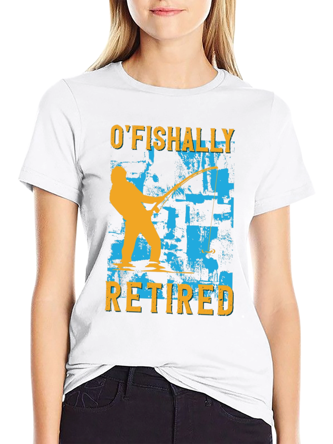 OFishally Retired Mens T-Shirt - Fishing Retirement Tee