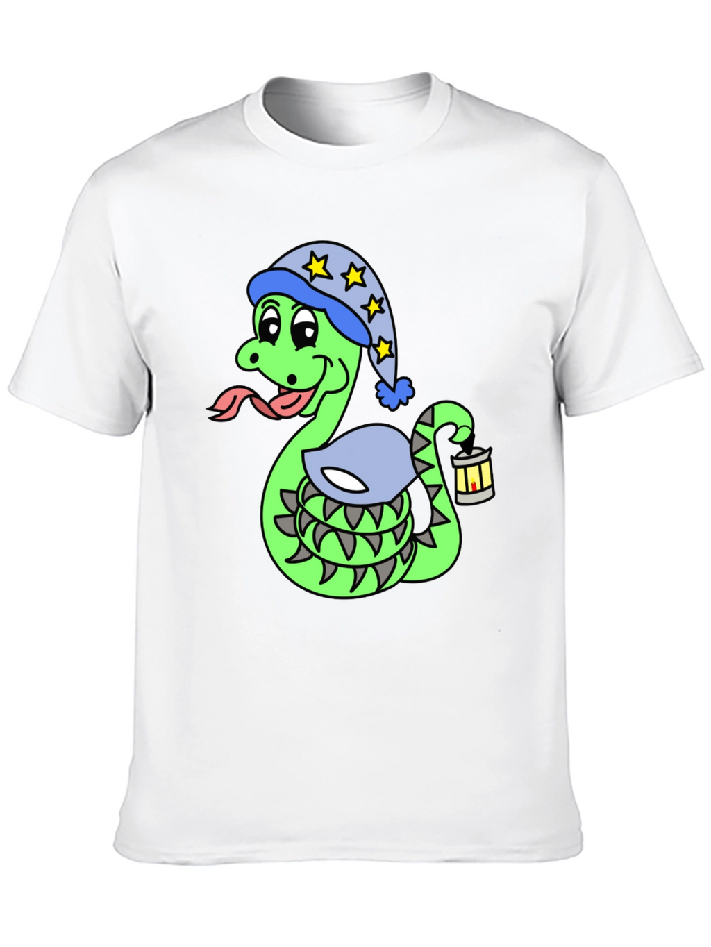 Snake in Pajamas Graphic T-Shirt
