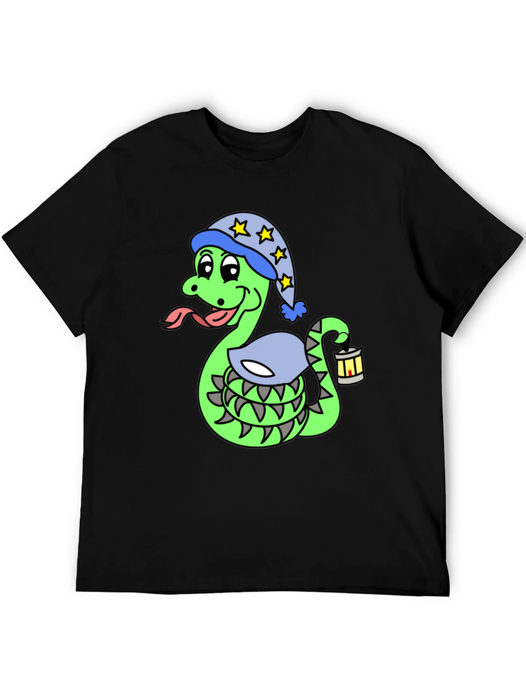 Snake in Pajamas Graphic T-Shirt
