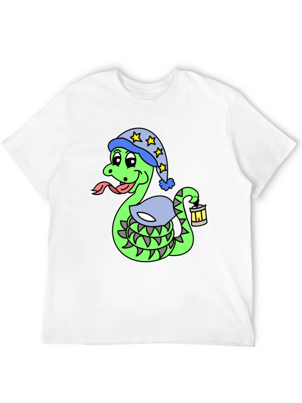 Snake in Pajamas Graphic T-Shirt