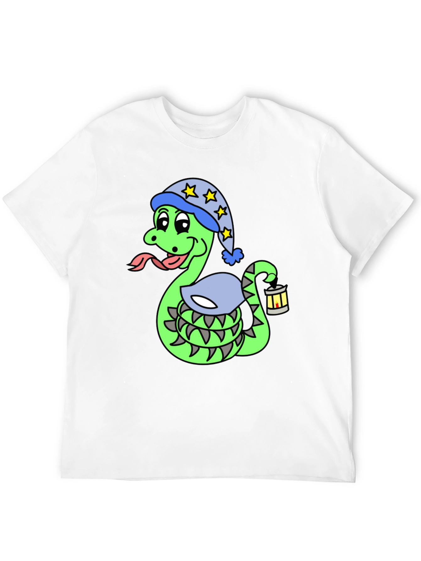 Snake in Pajamas Graphic T-Shirt