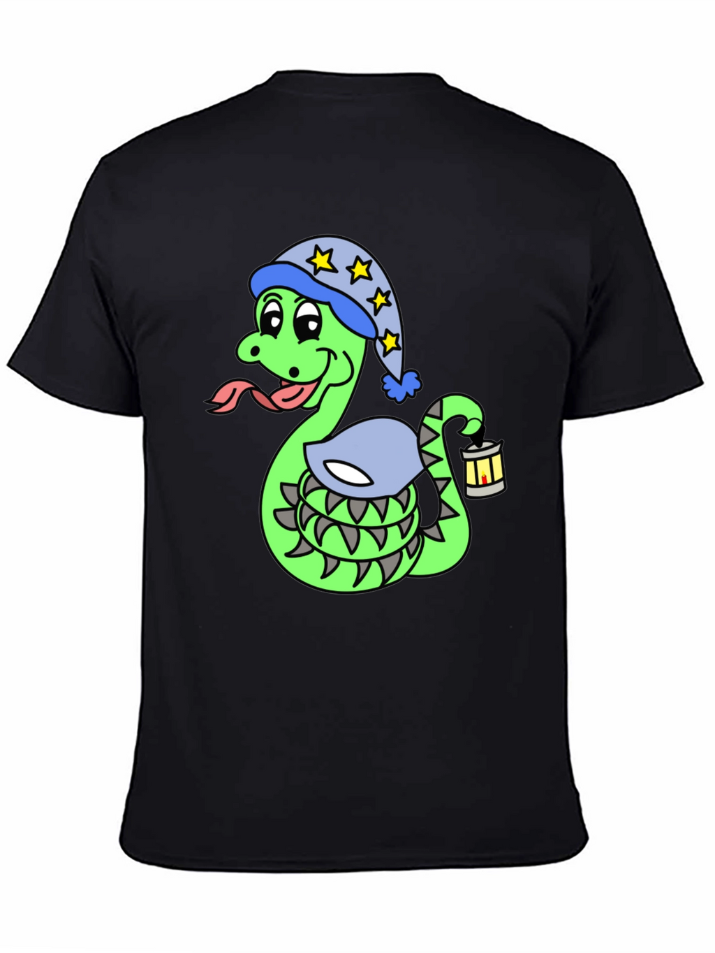 Snake in Pajamas Graphic T-Shirt