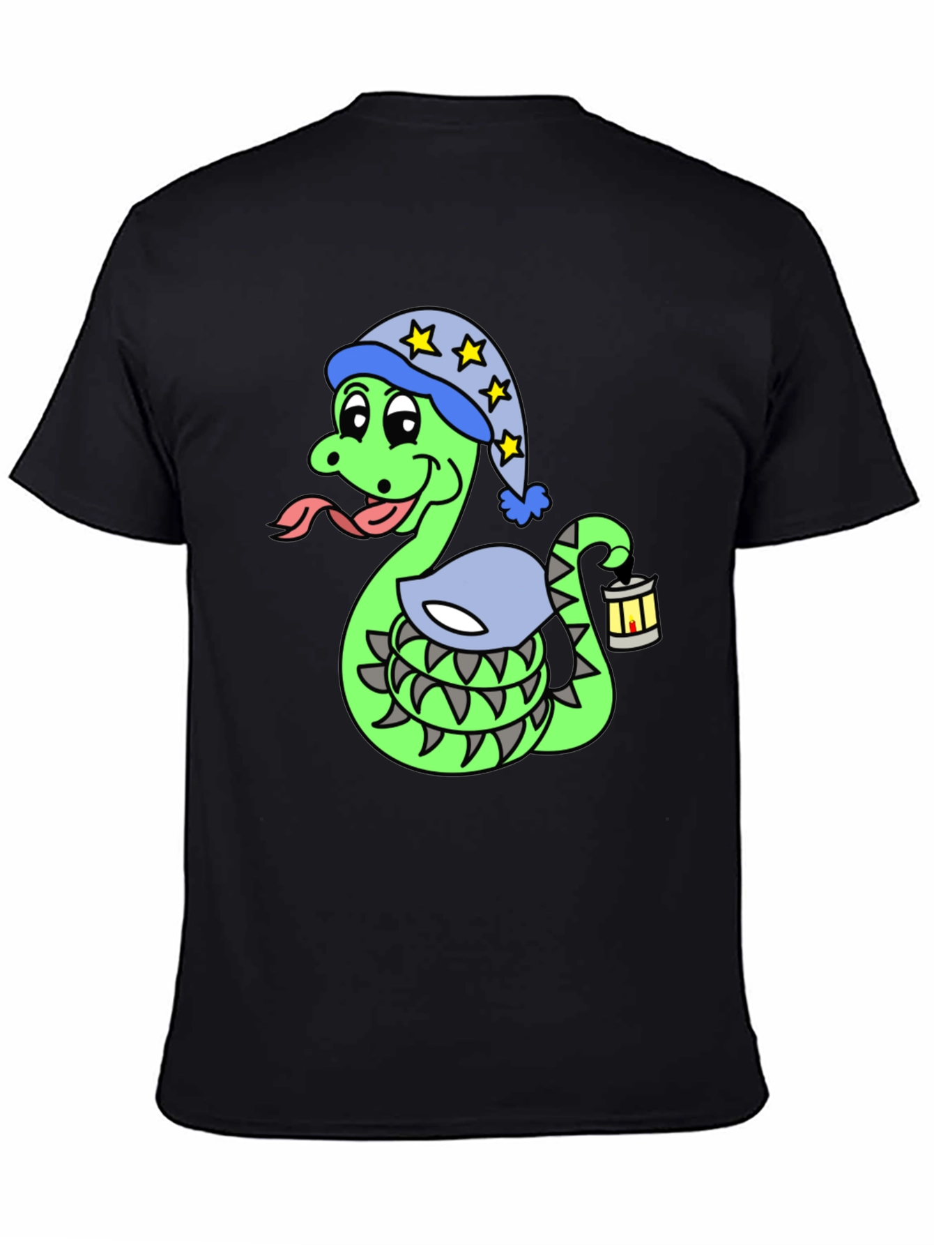 Snake in Pajamas Graphic T-Shirt
