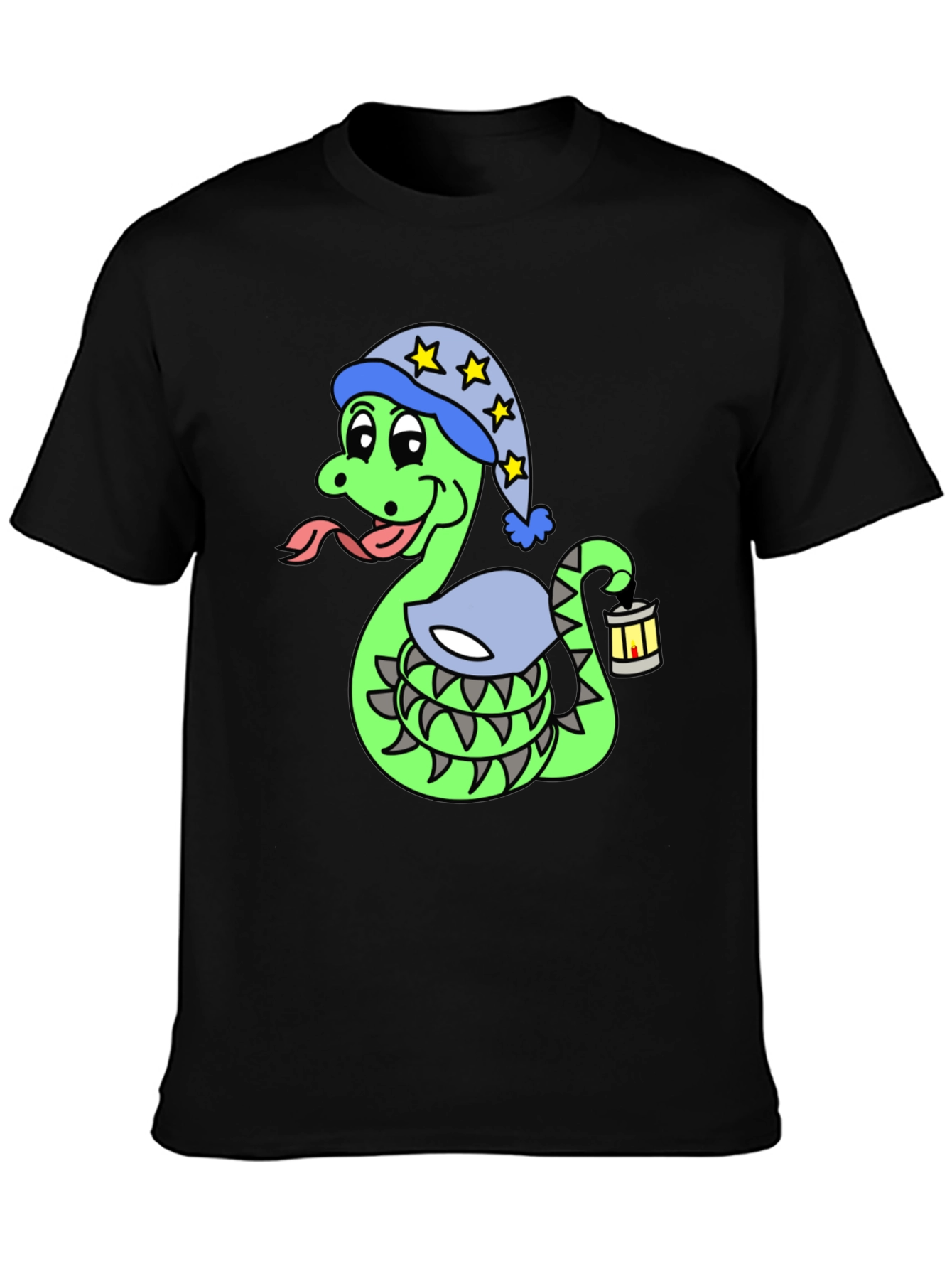 Snake in Pajamas Graphic T-Shirt