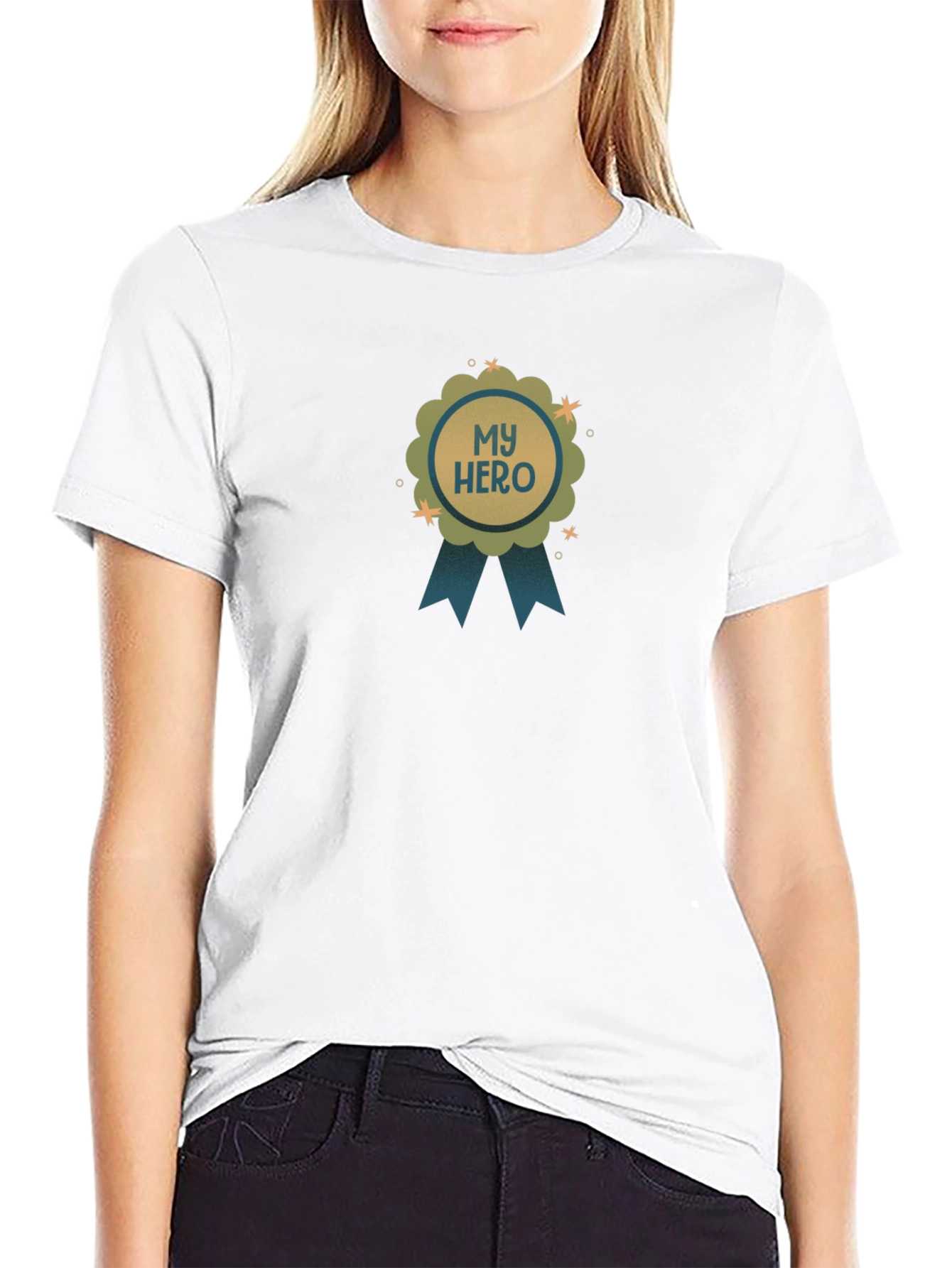 My Hero Graphic T-Shirt - Black