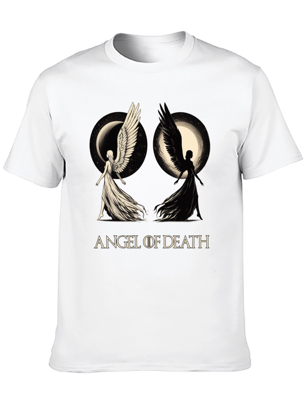 Angel of Death Graphic T-Shirt - Black