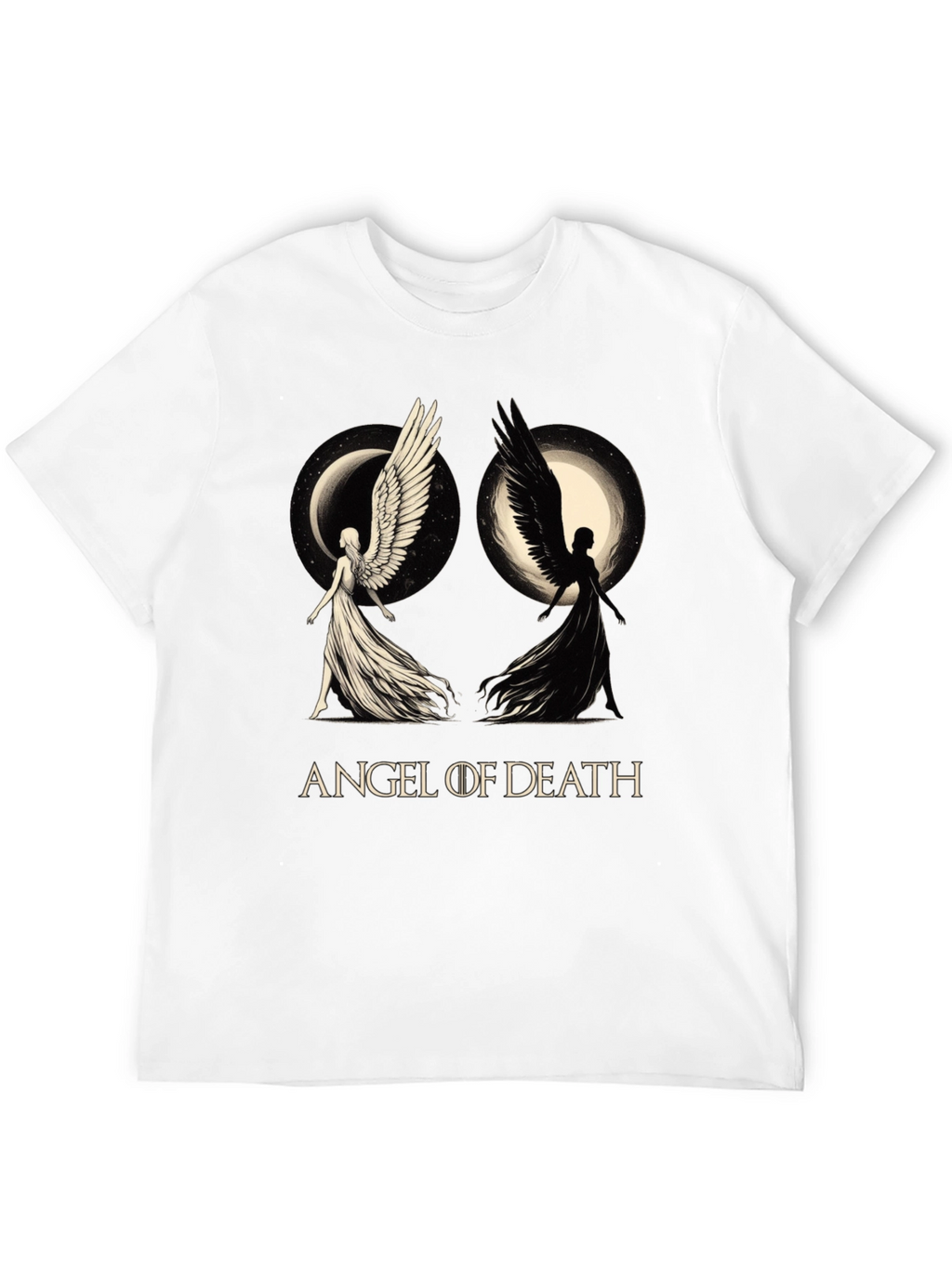 Angel of Death Graphic T-Shirt - Black