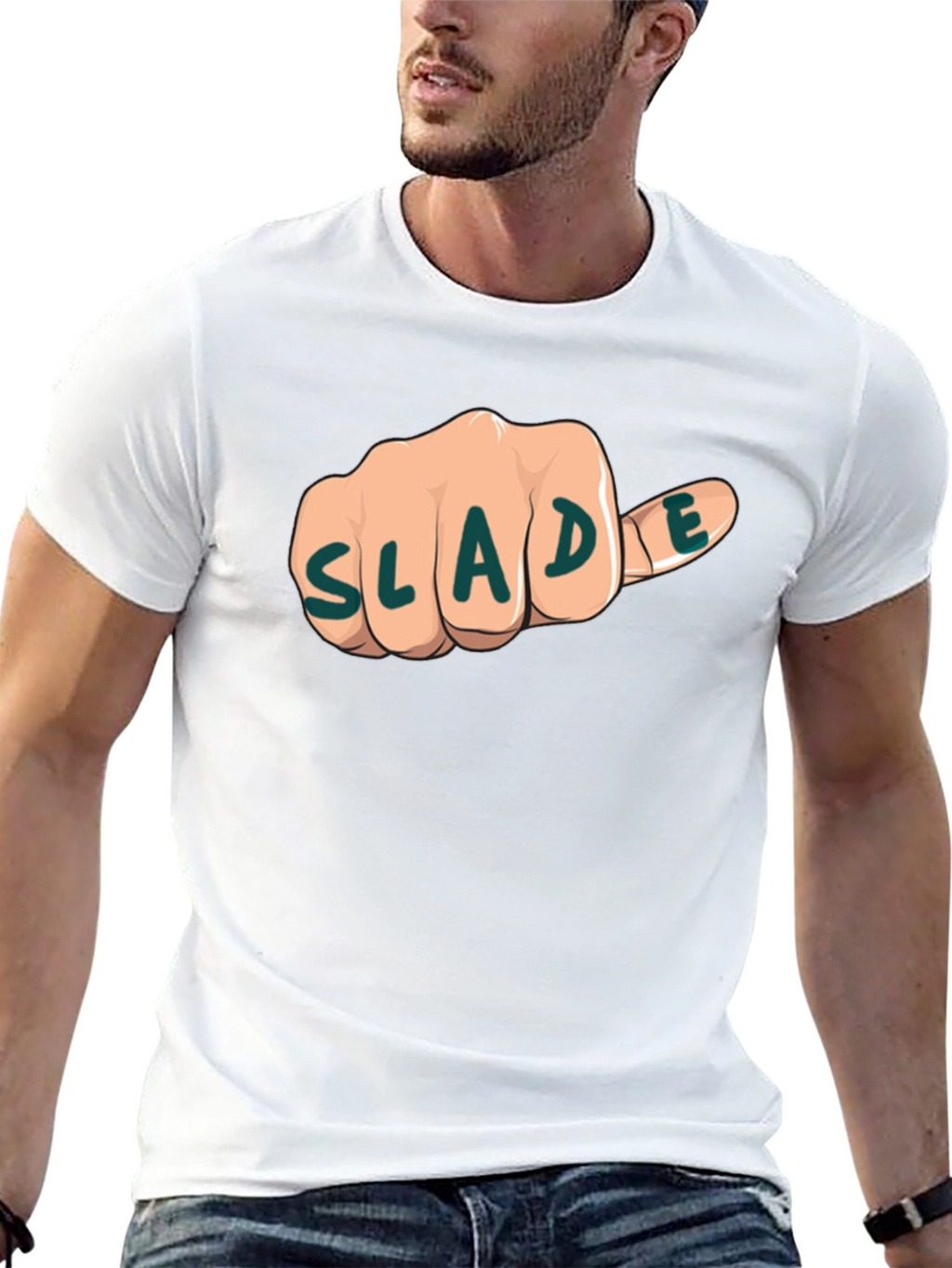 Slade Fist Bump Graphic Tee - Black