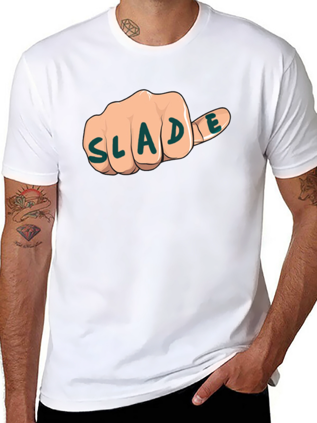 Slade Fist Bump Graphic Tee - Black