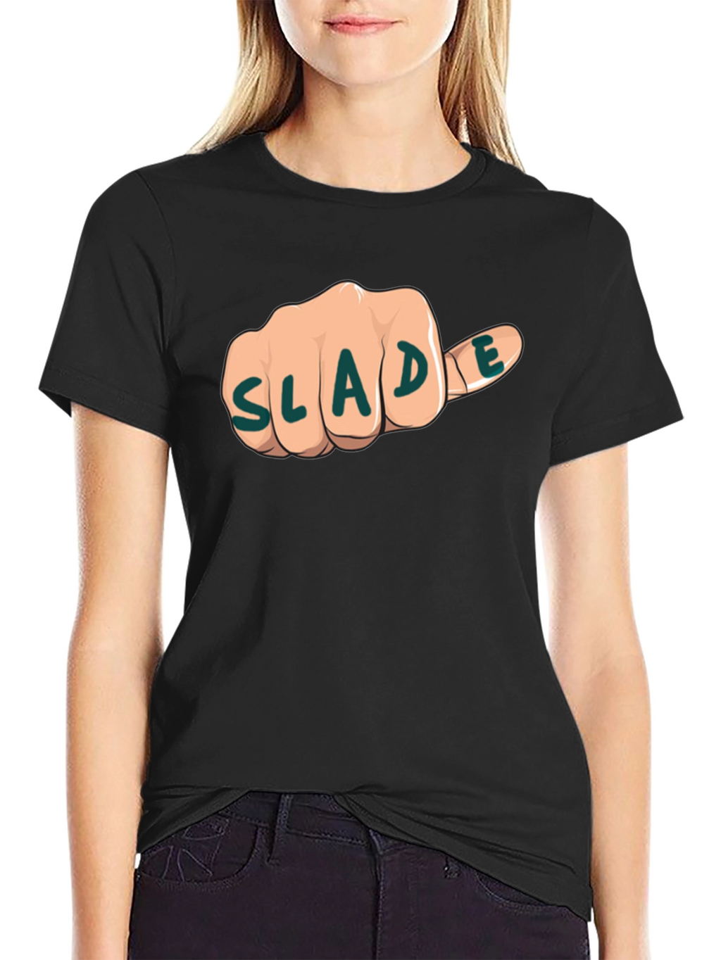 Slade Fist Bump Graphic Tee - Black