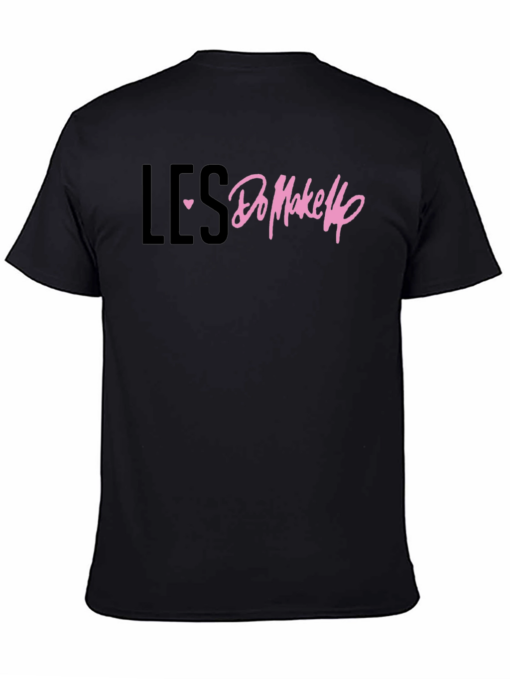 LES Heart Do Makeup T-Shirt - Black
