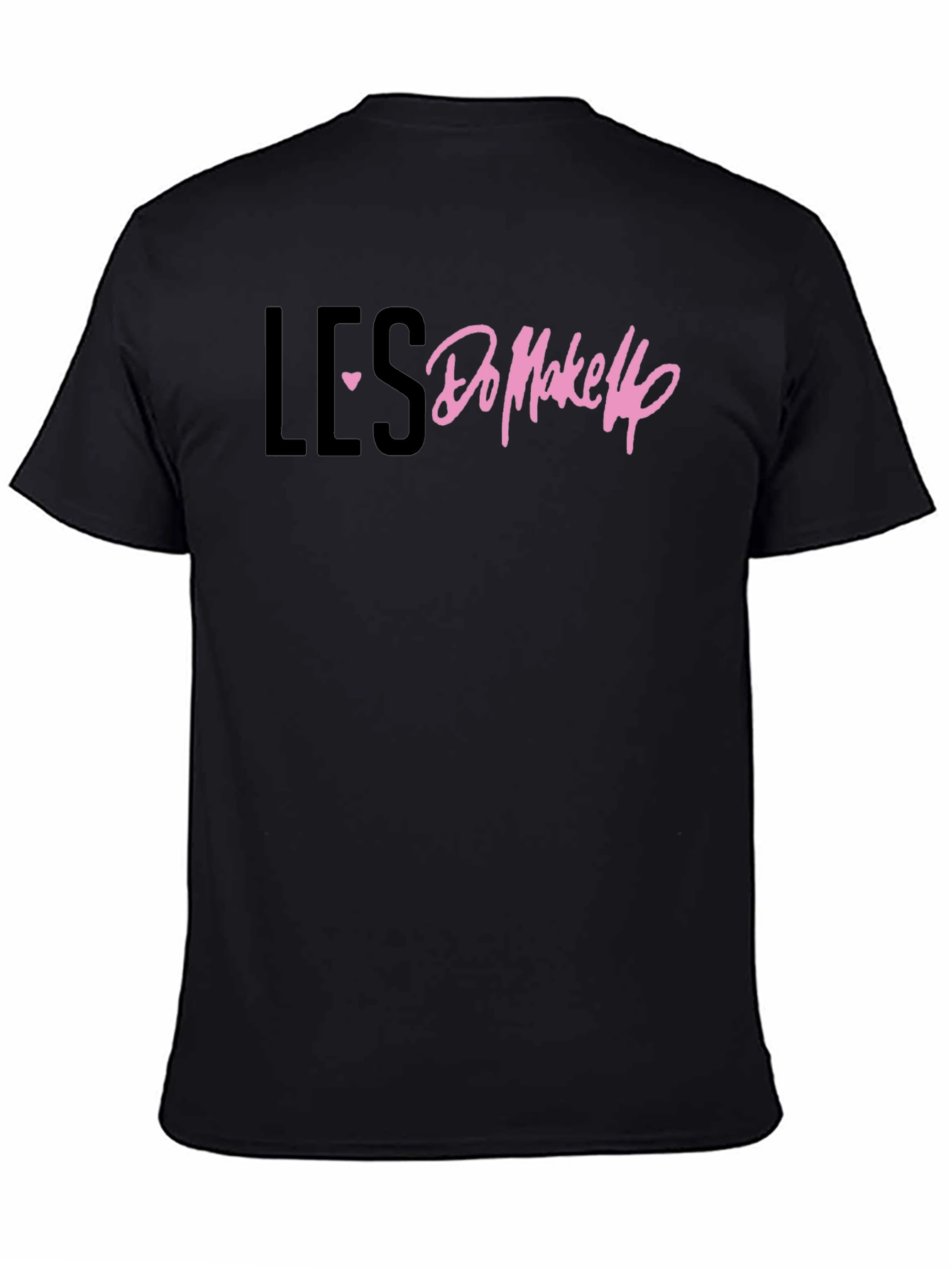 LES Heart Do Makeup T-Shirt - Black