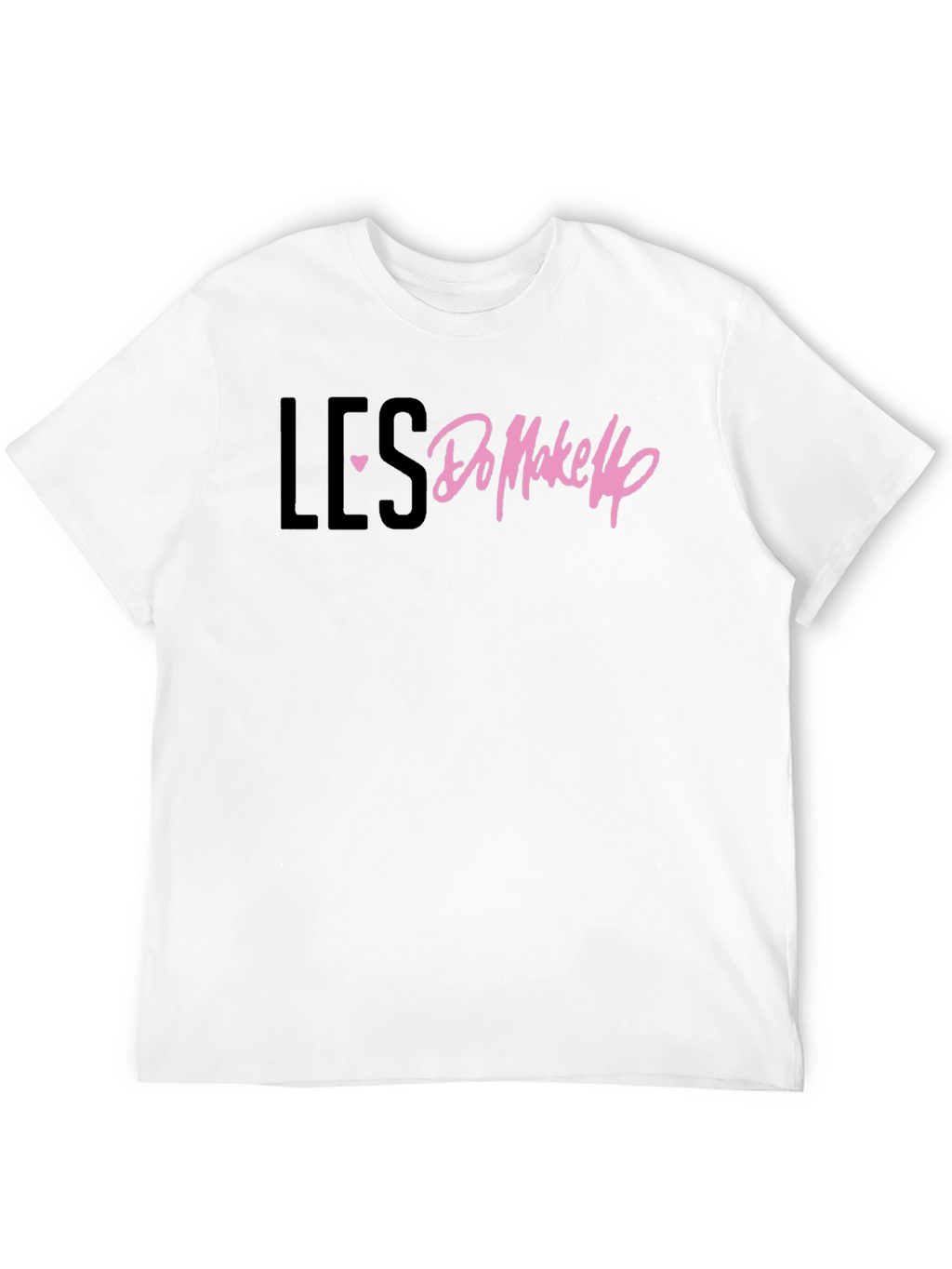 LES Heart Do Makeup T-Shirt - Black