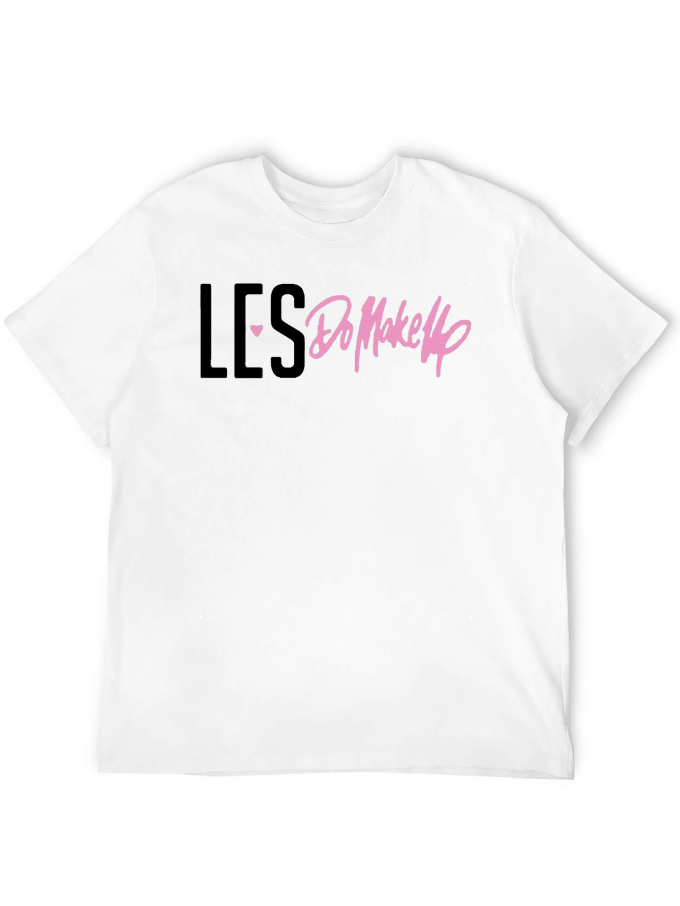 LES Heart Do Makeup T-Shirt - Black
