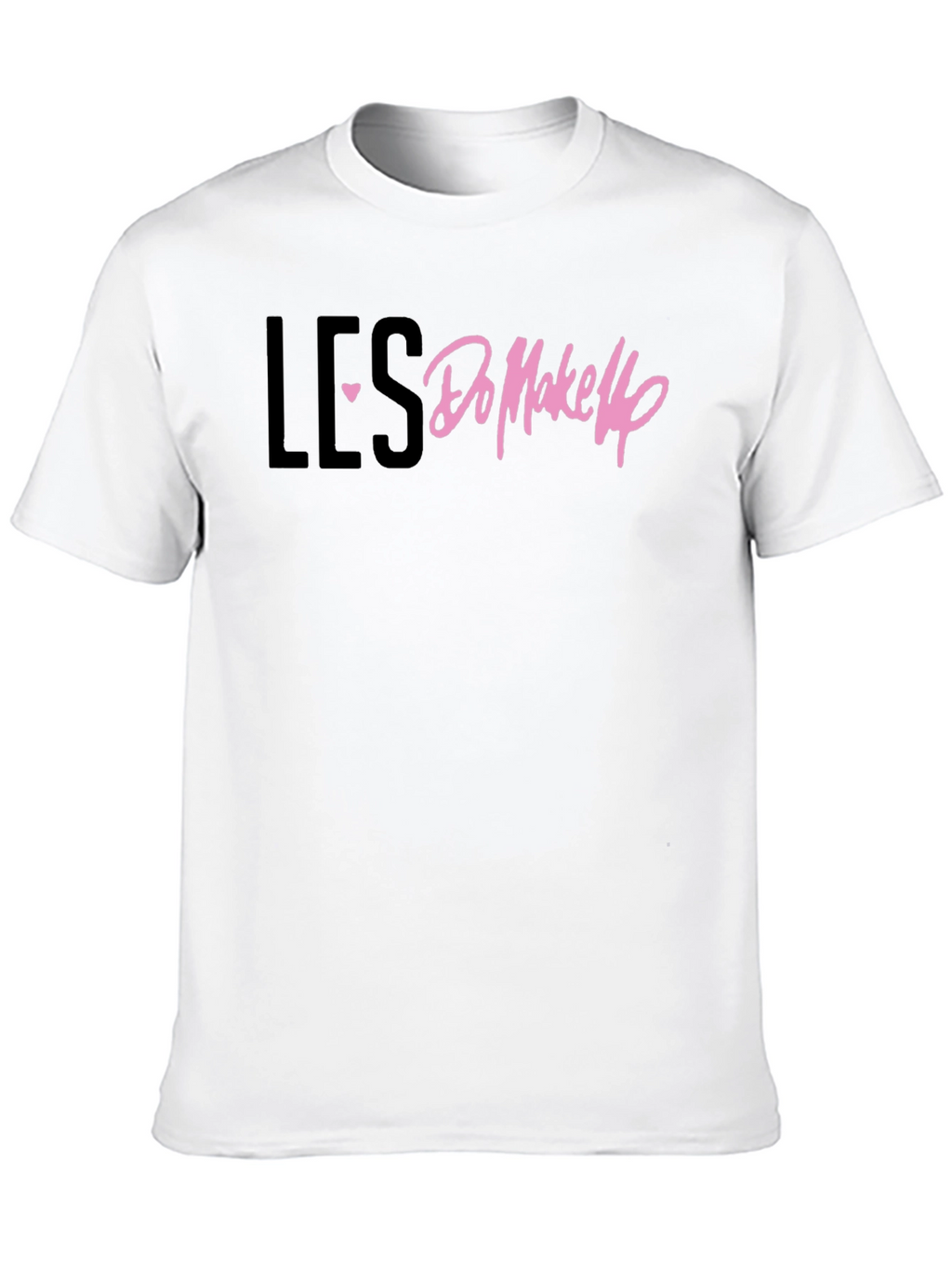 LES Heart Do Makeup T-Shirt - Black