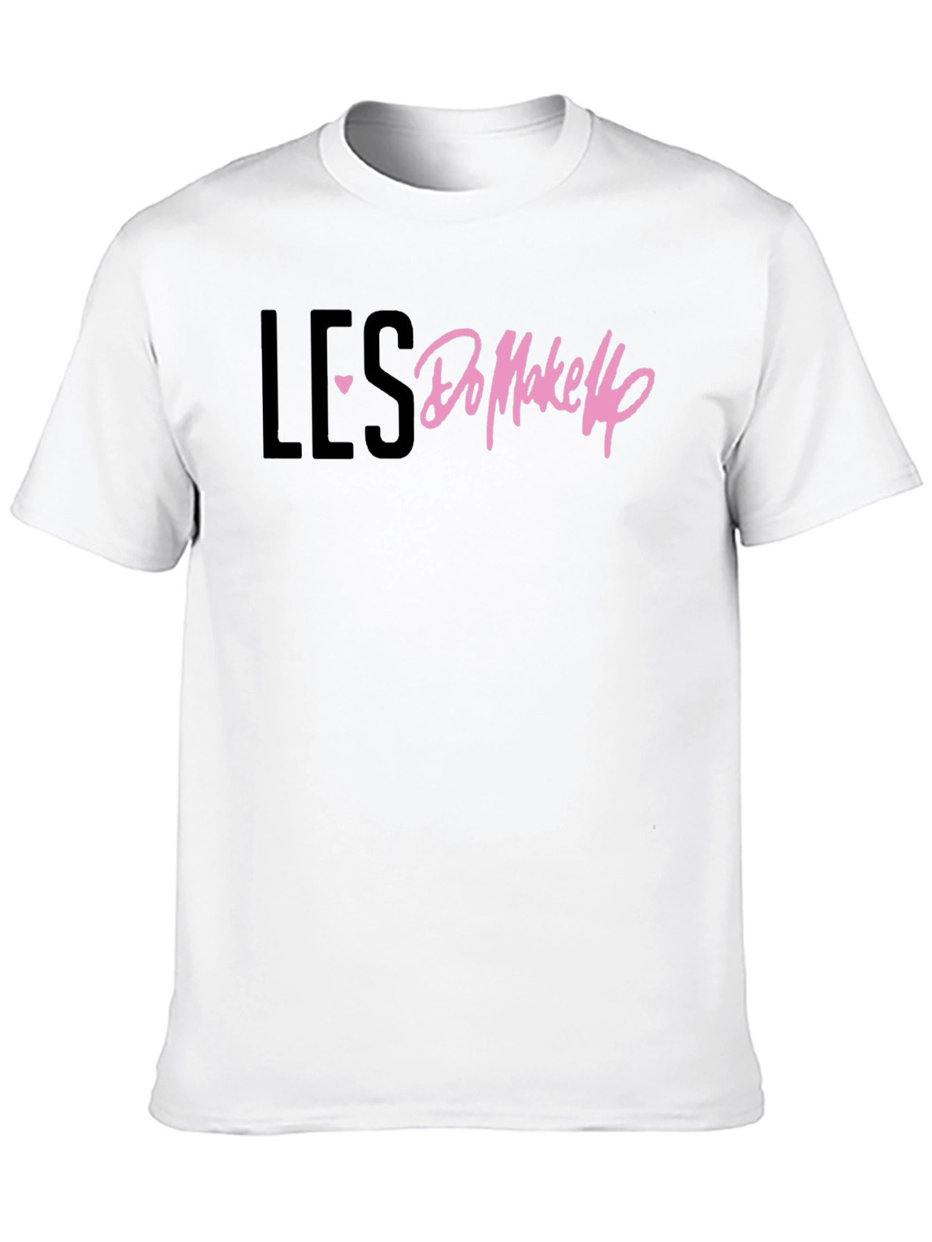 LES Heart Do Makeup T-Shirt - Black