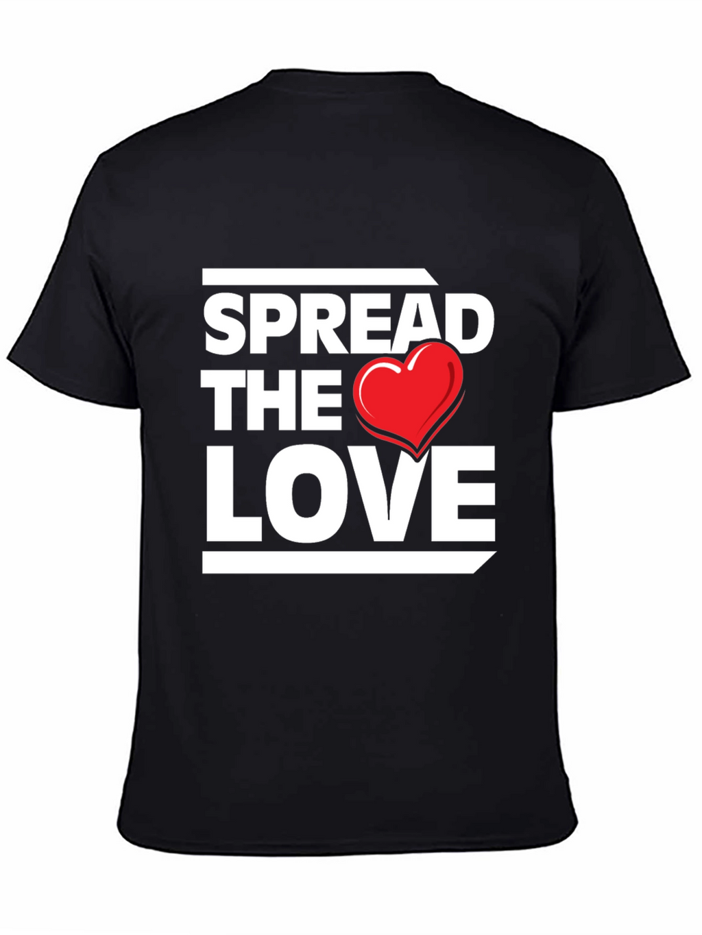 Spread the Love Graphic Tee - Black