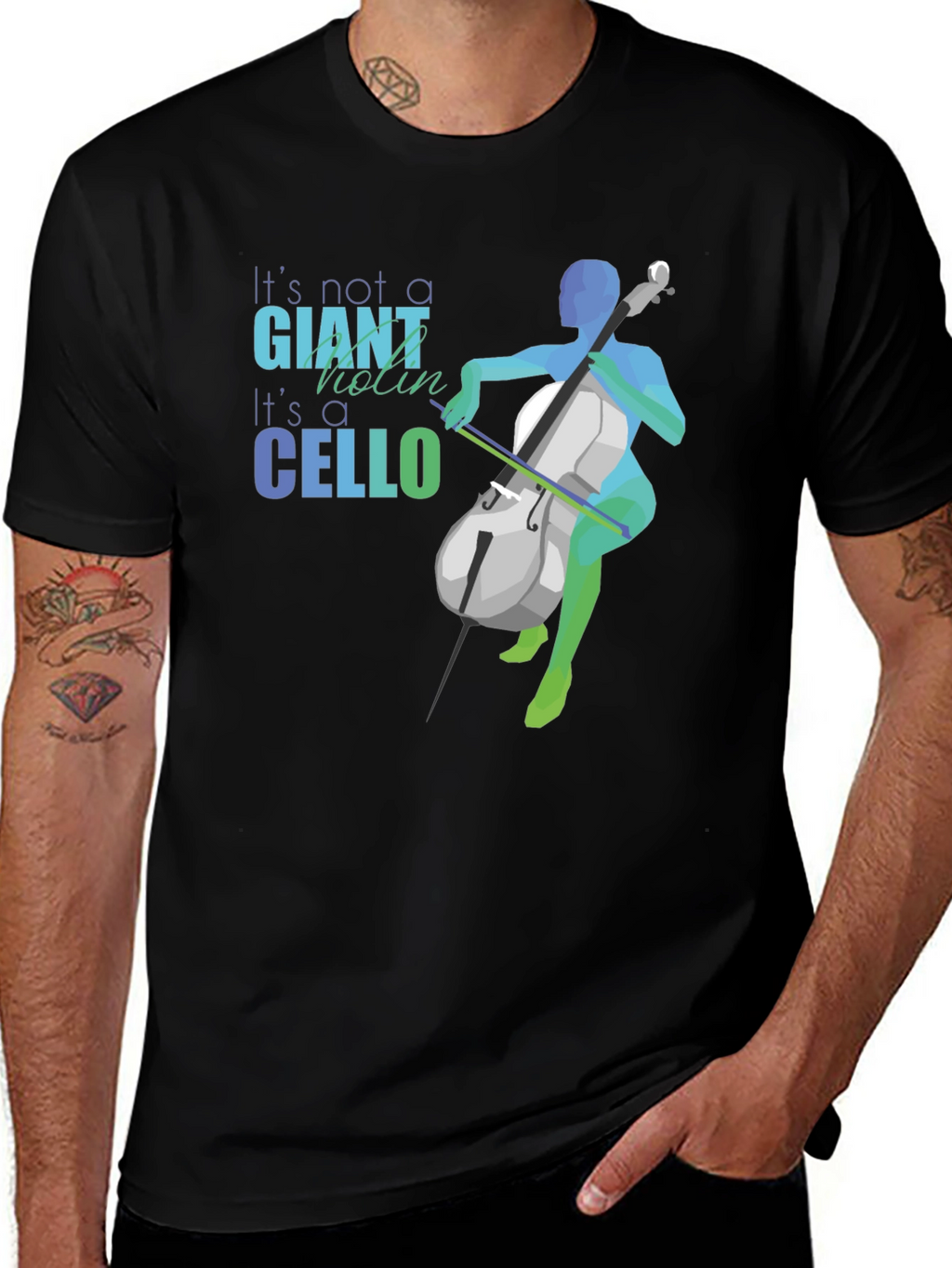 Cello T-Shirt - Its Not a Giant Violin!
